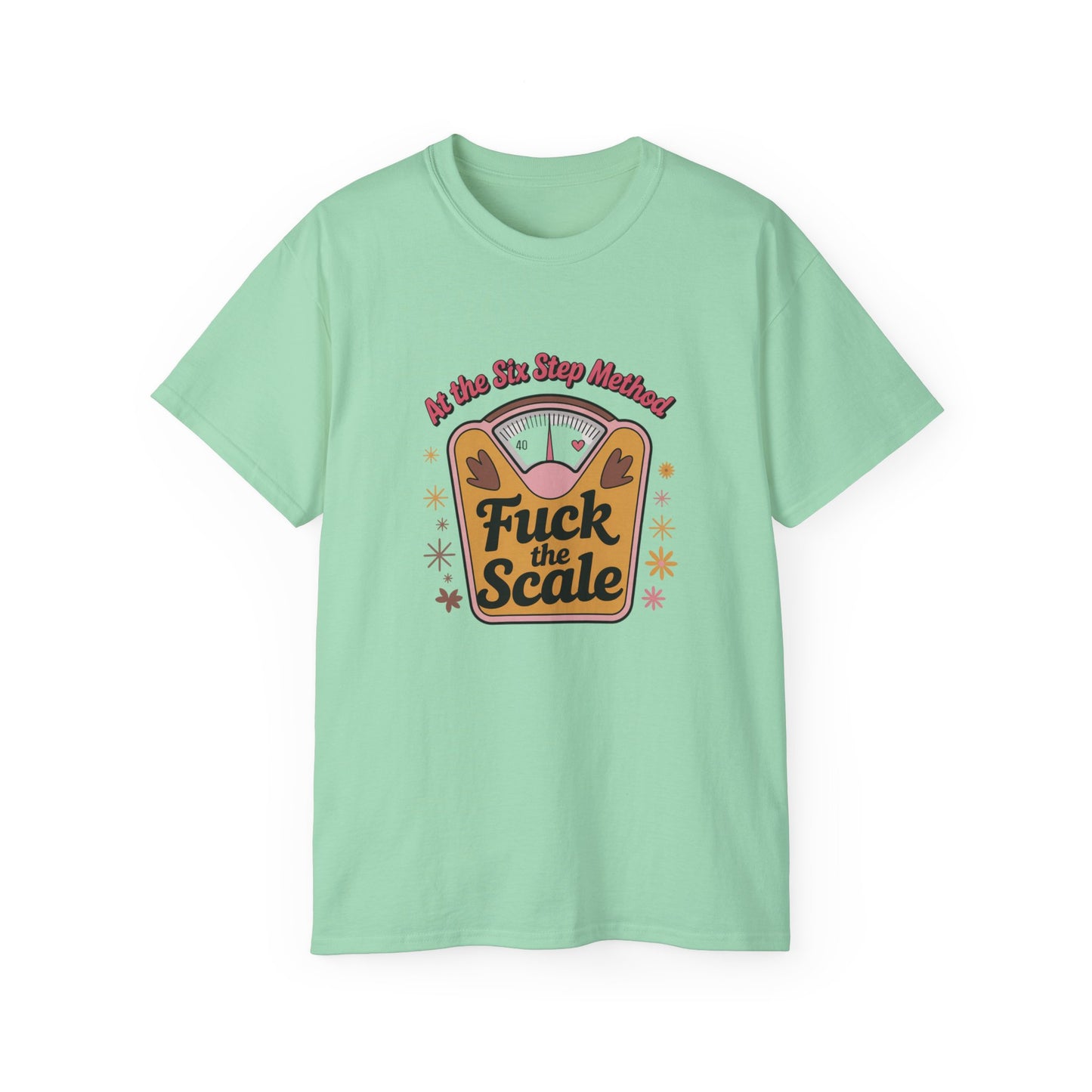 Funny Anti-Scale Unisex Tee, Casual Weight Loss Humor Shirt, Gift for Dieters, Self-Love Apparel, Motivation Top