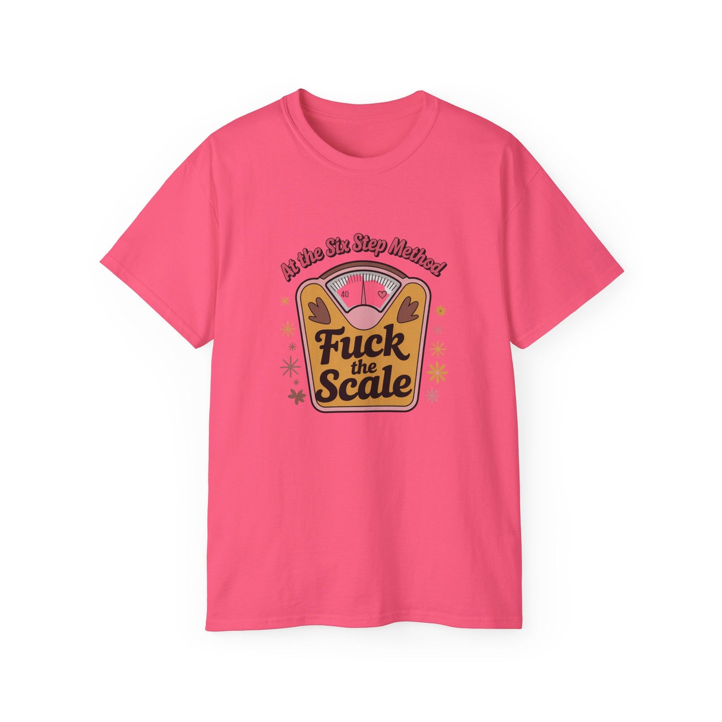 Funny Anti-Scale Unisex Tee, Casual Weight Loss Humor Shirt, Gift for Dieters, Self-Love Apparel, Motivation Top