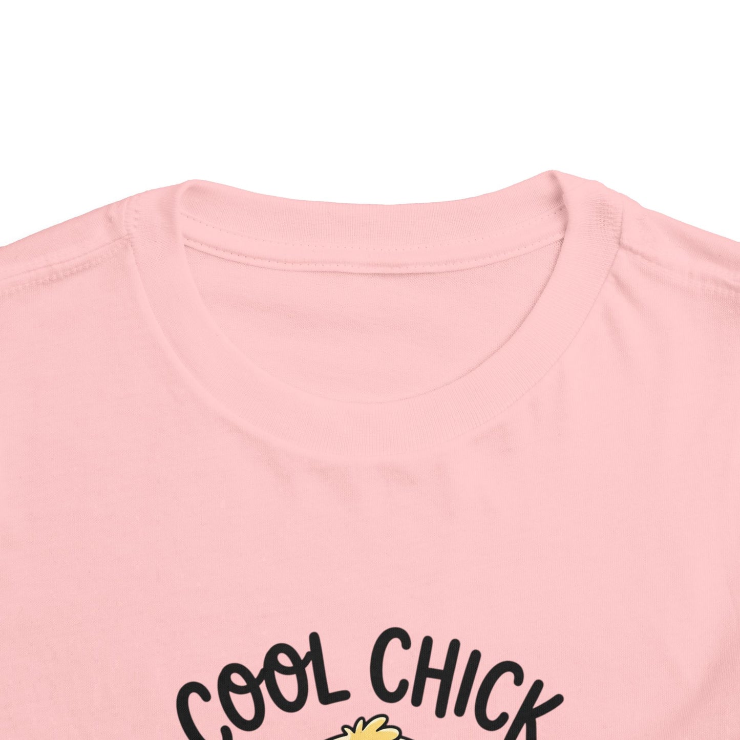 Cool Chick Toddler Tee — Cute Sunglasses Chick Graphic Shirt