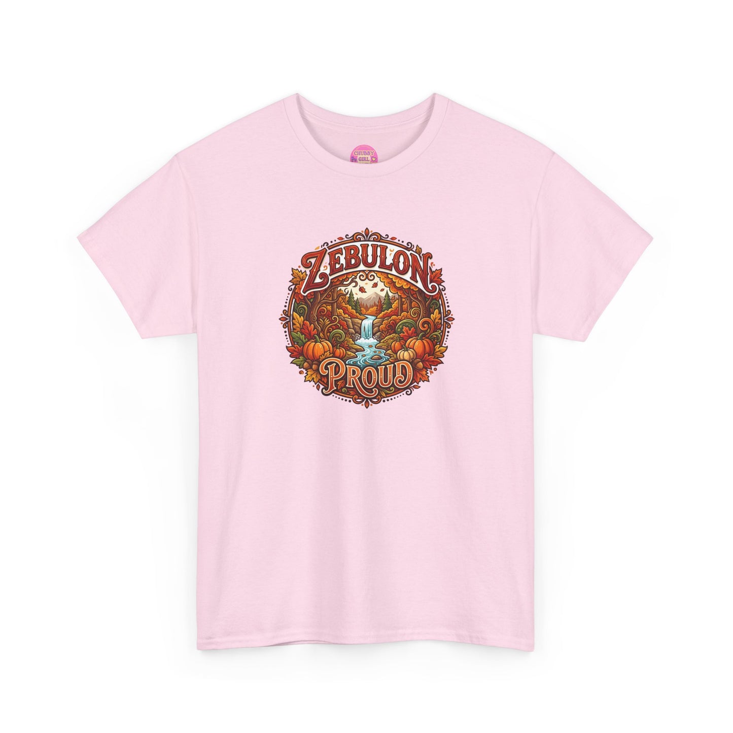 Zebulon Proud Graphic Tee — Vintage Pumpkin Harvest Autumn Shirt