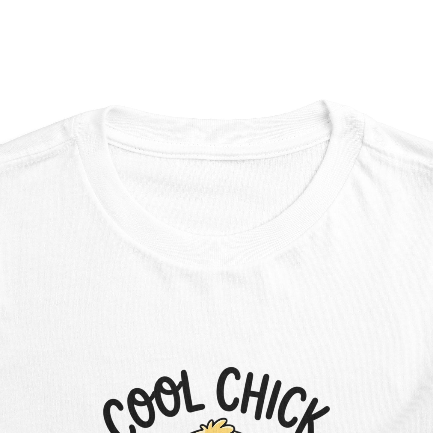 Cool Chick Toddler Tee — Cute Sunglasses Chick Graphic Shirt