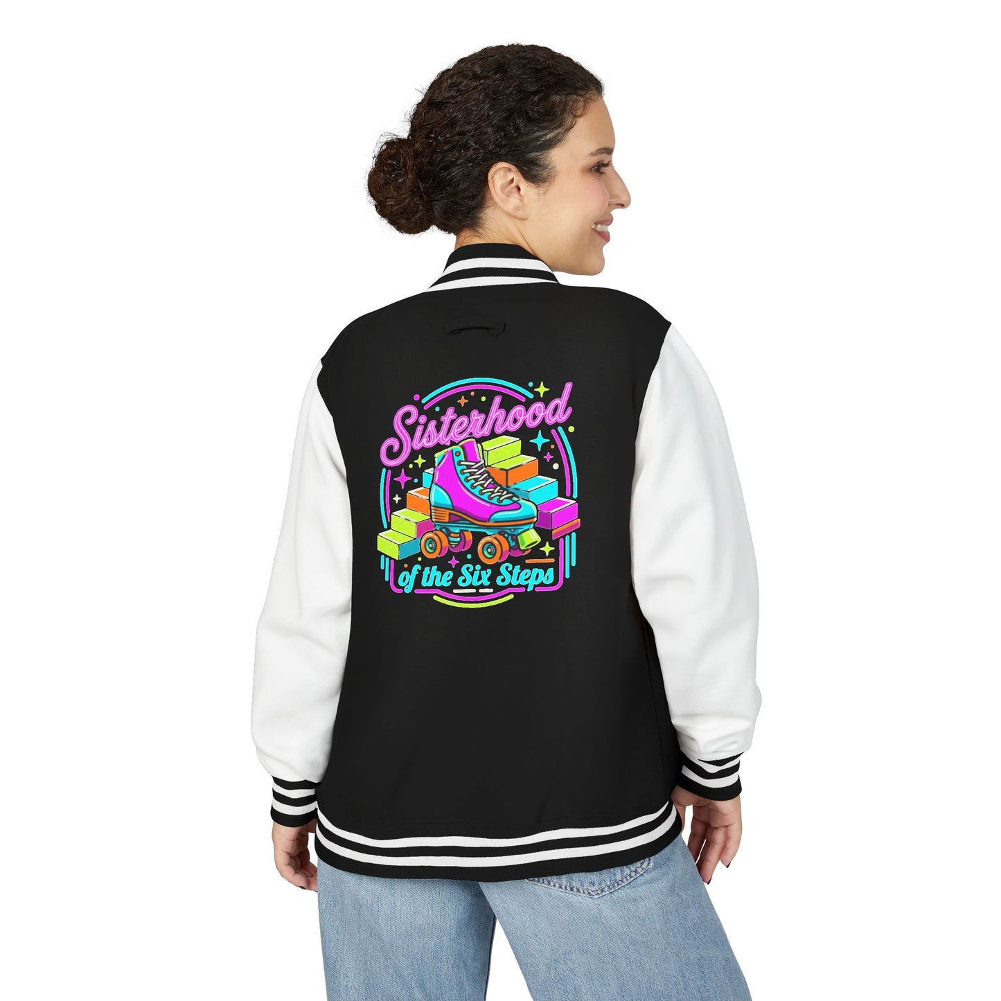 Personalized: Sisterhood of the Six Steps Letterman Jacket