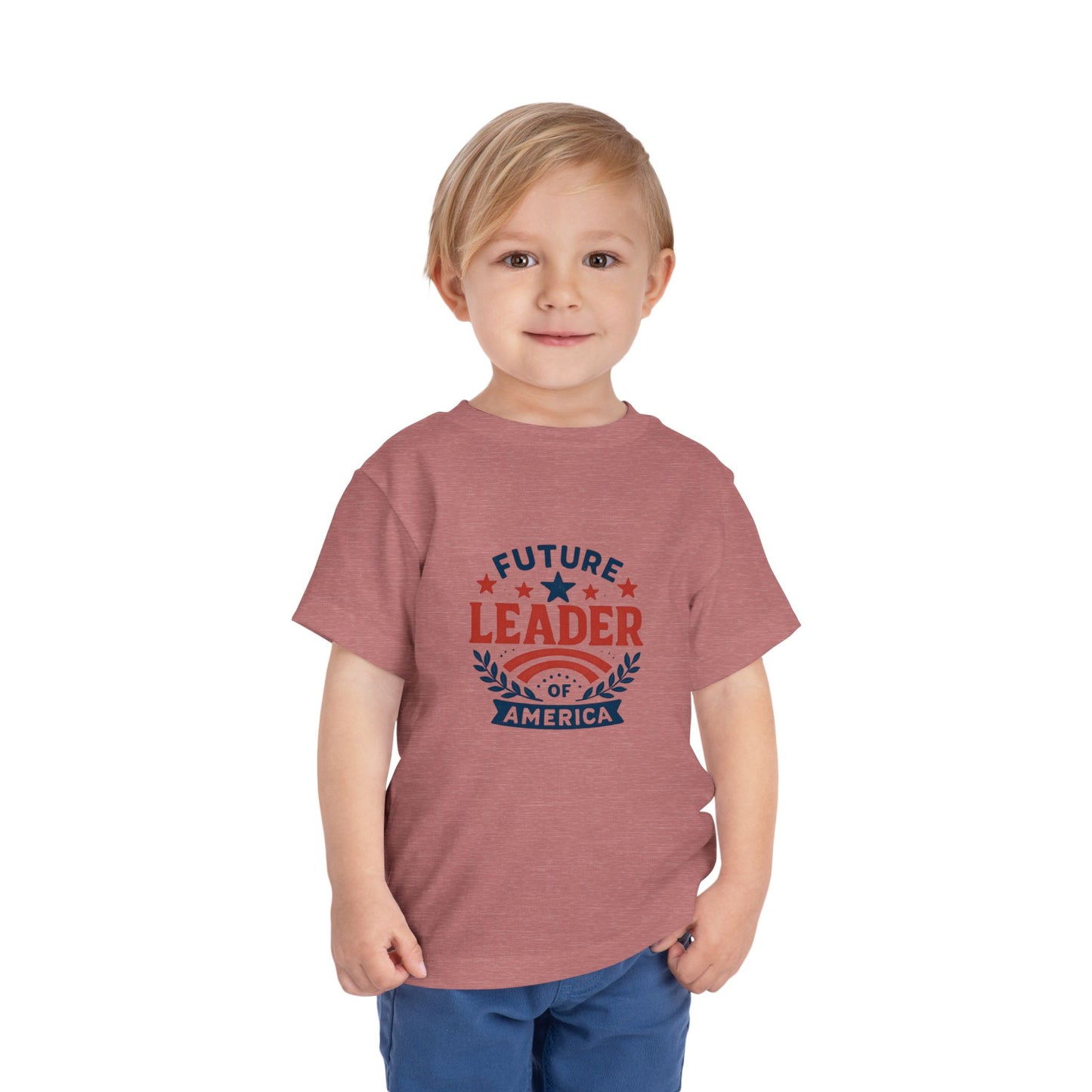 Future Leader of America Toddler Tee — Patriotic Kids Short Sleeve Shirt