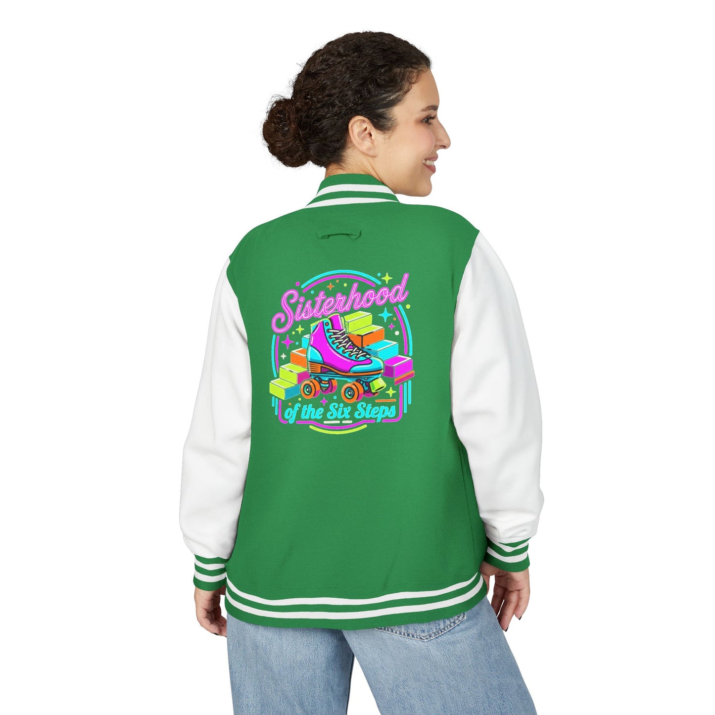 Personalized: Sisterhood of the Six Steps Letterman Jacket