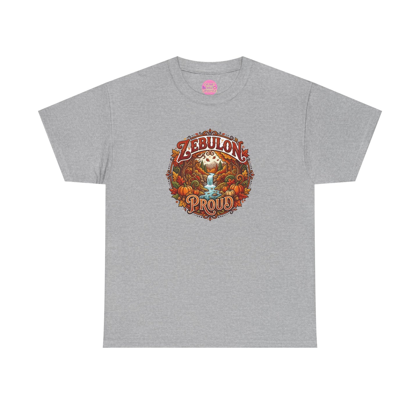 Zebulon Proud Graphic Tee — Vintage Pumpkin Harvest Autumn Shirt