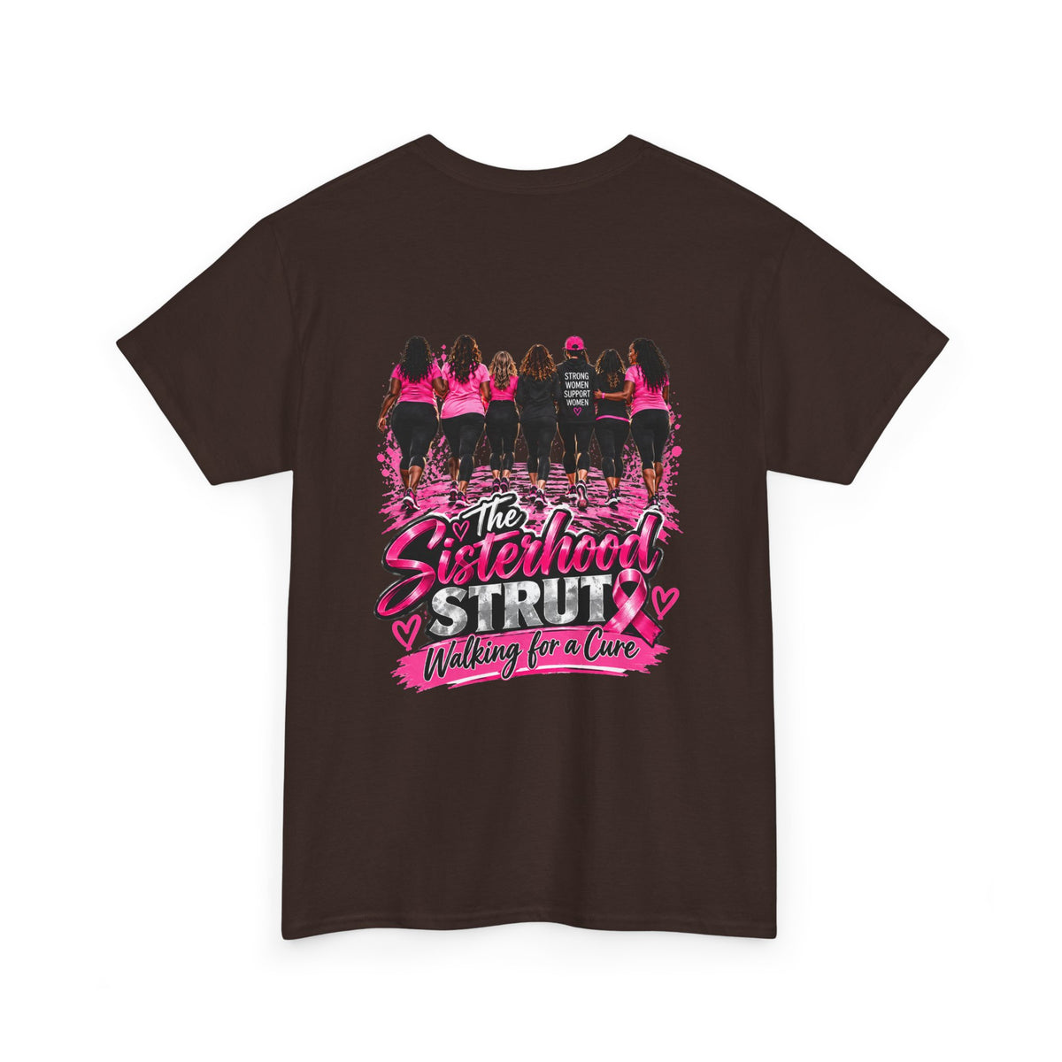 Sisterhood Strut Breast Cancer Awareness Tee