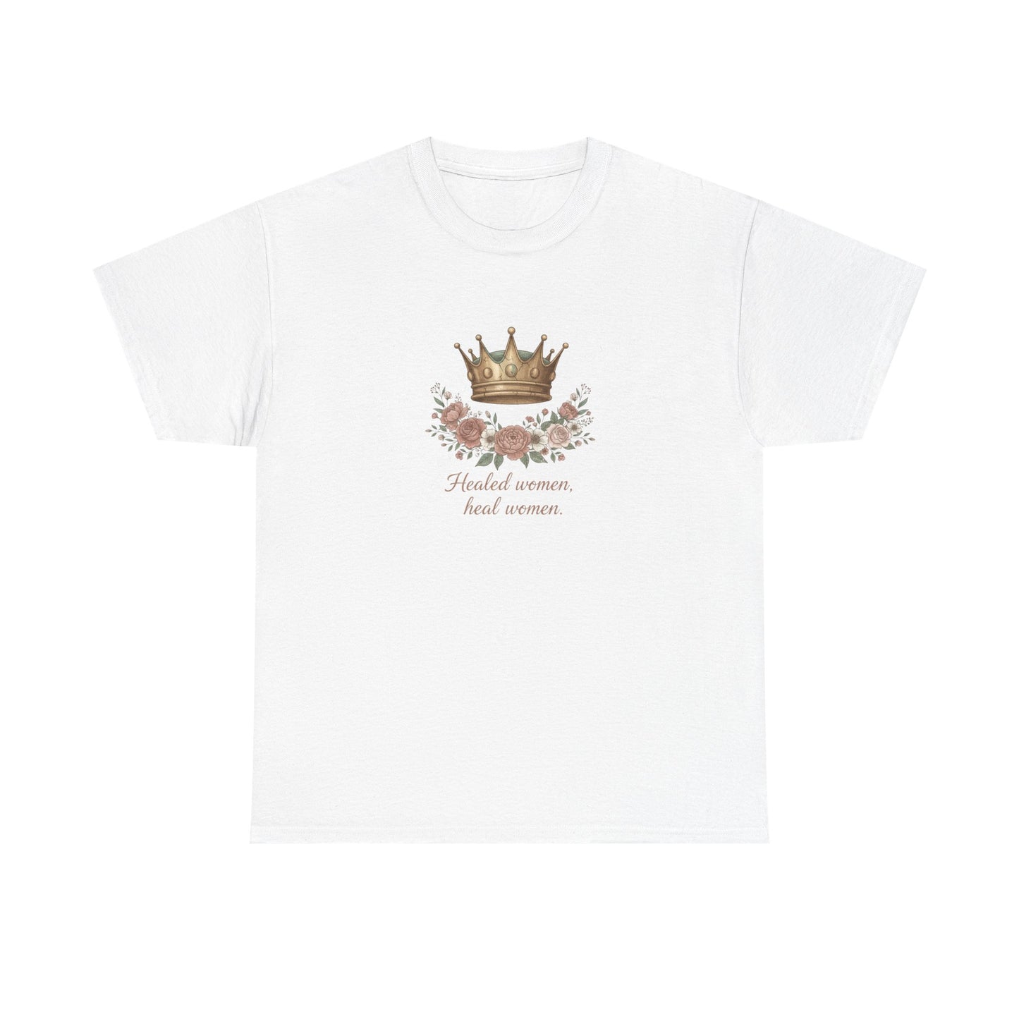 Crown with Floral Wreath Tee