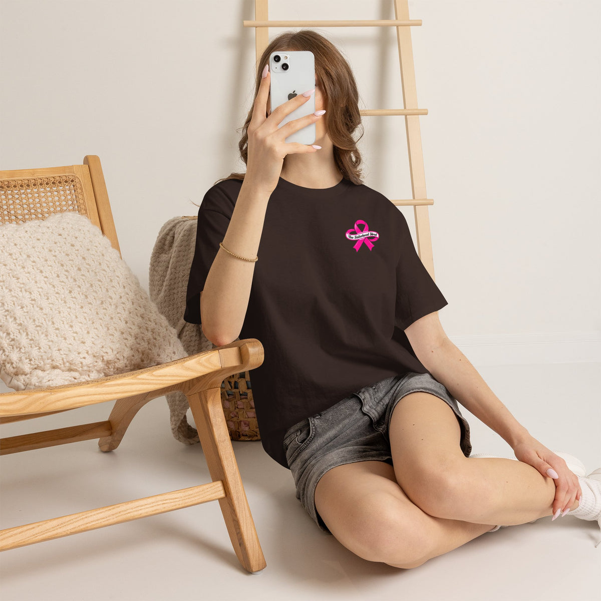 Sisterhood Strut Breast Cancer Awareness Tee