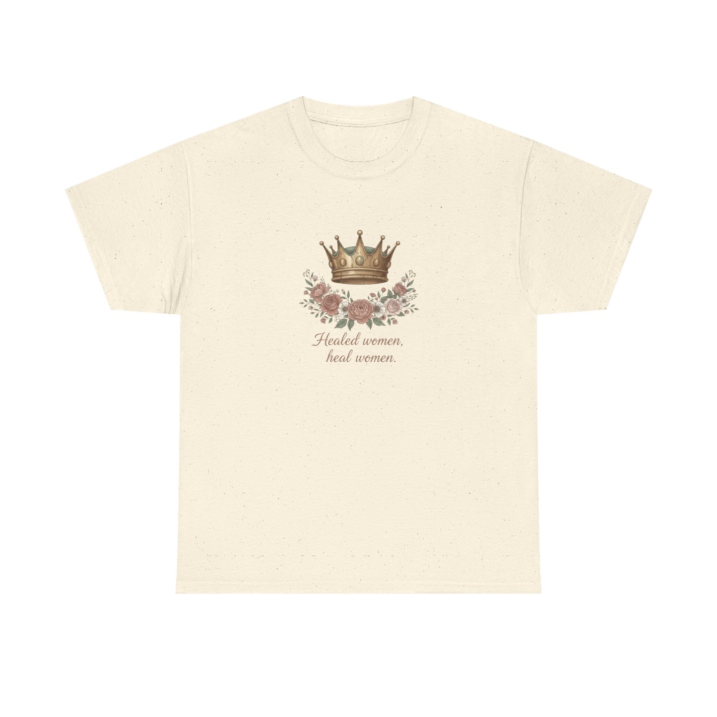 Crown with Floral Wreath Tee