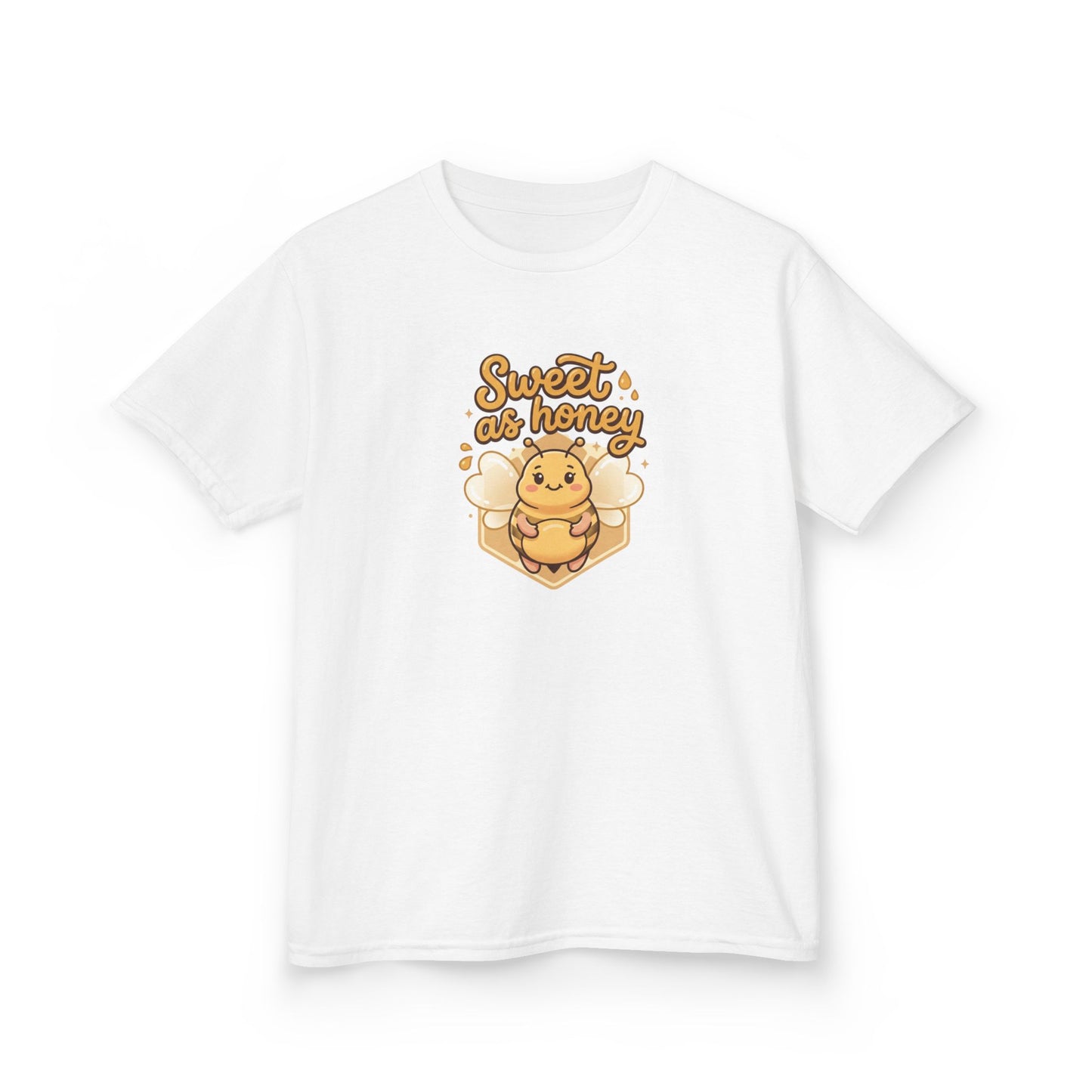 Kids T‑Shirt — "Sweet as Honey" Cute Bee Graphic