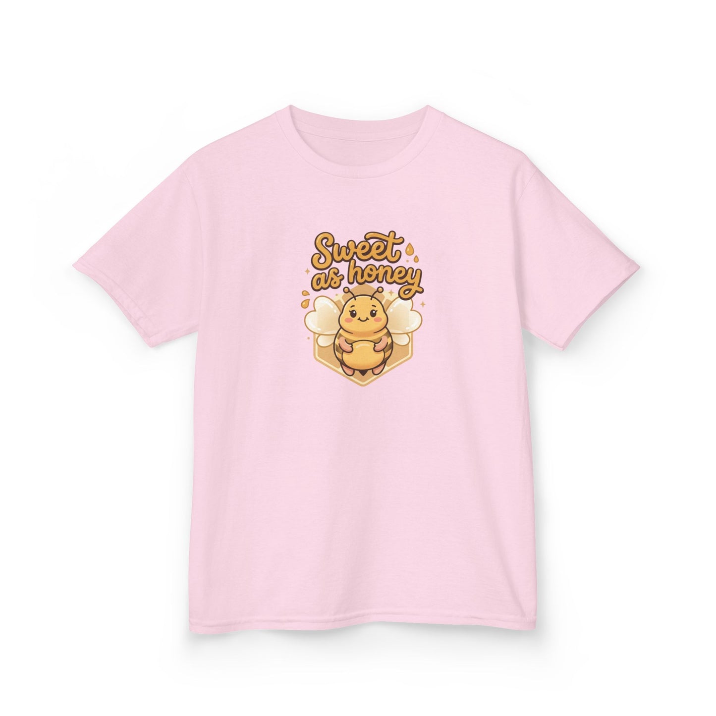 Kids T‑Shirt — "Sweet as Honey" Cute Bee Graphic
