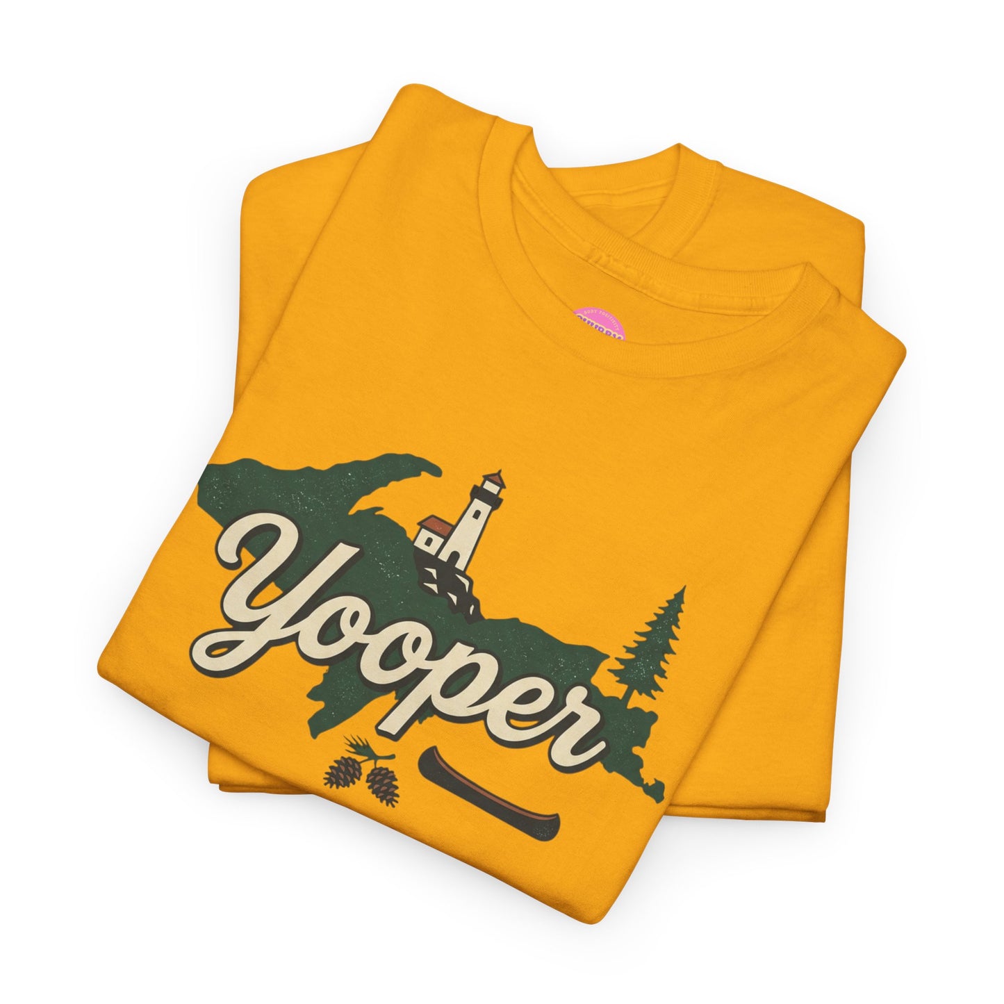 Yooper Lighthouse Tee — Michigan Upper Peninsula Souvenir T-Shirt