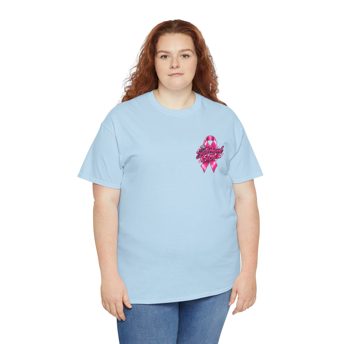 Sisterhood Strut Breast Cancer Awareness Tee