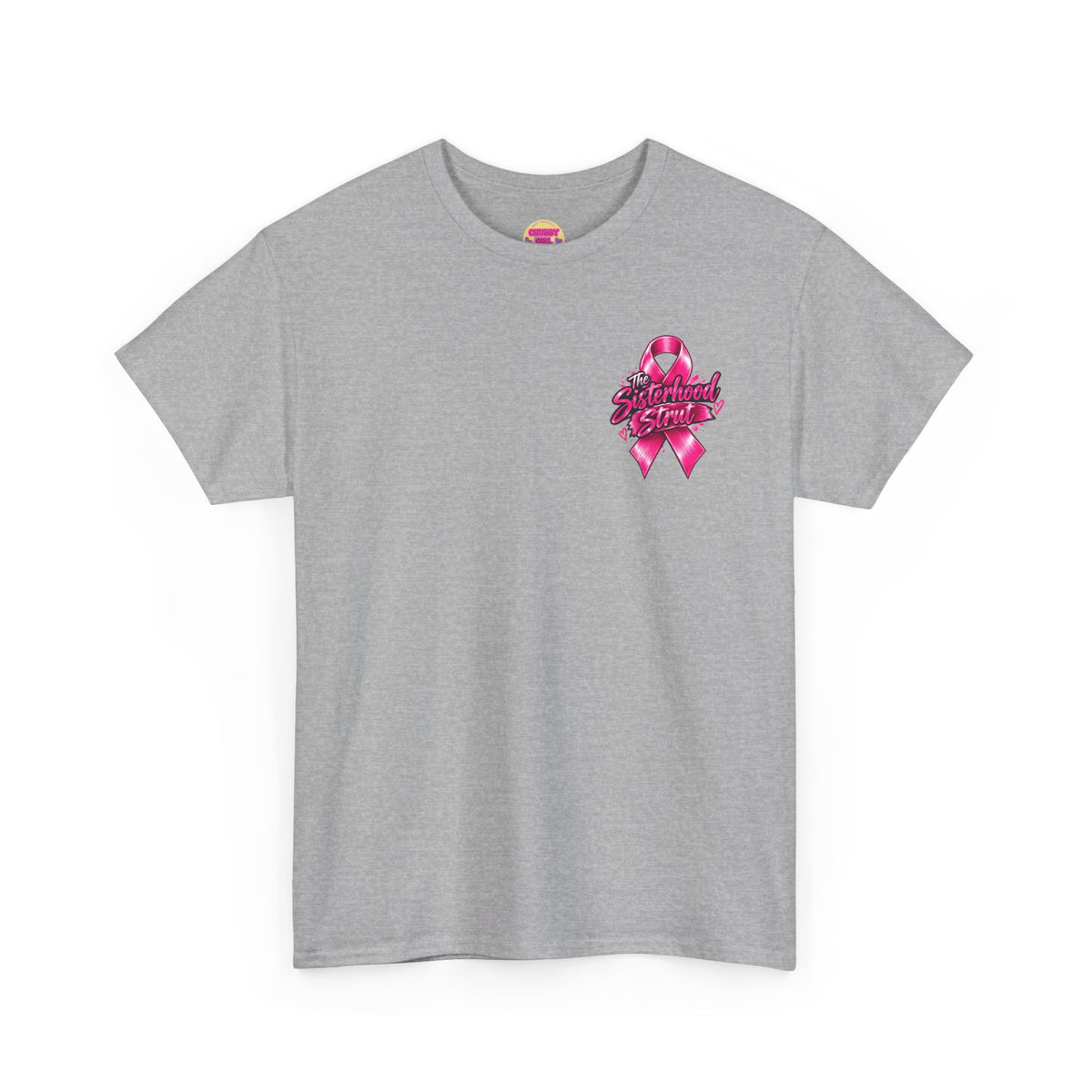 Sisterhood Strut Breast Cancer Awareness Tee