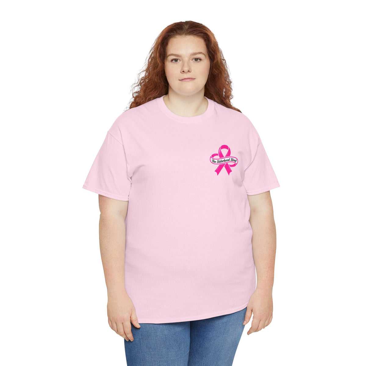 Sisterhood Strut Breast Cancer Awareness Tee