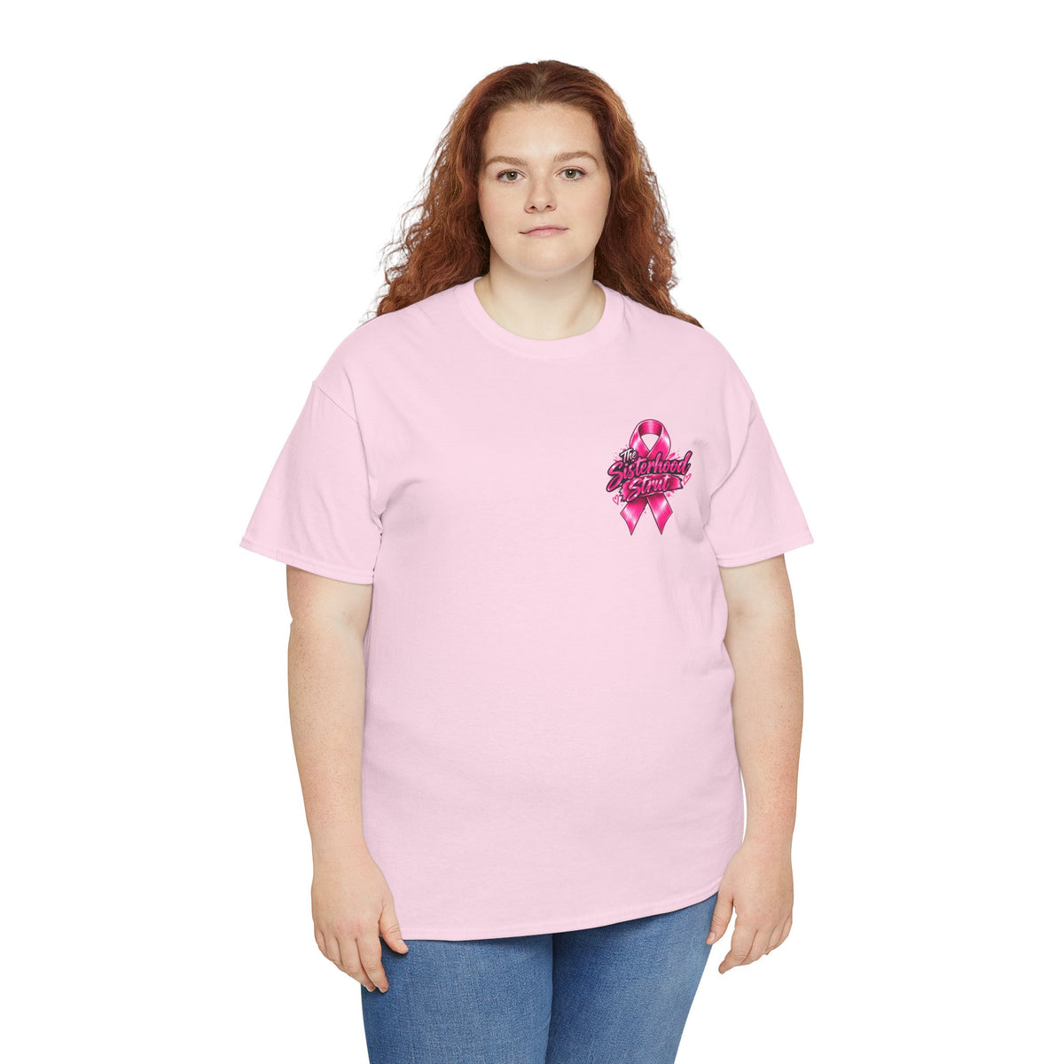Sisterhood Strut Breast Cancer Awareness Tee