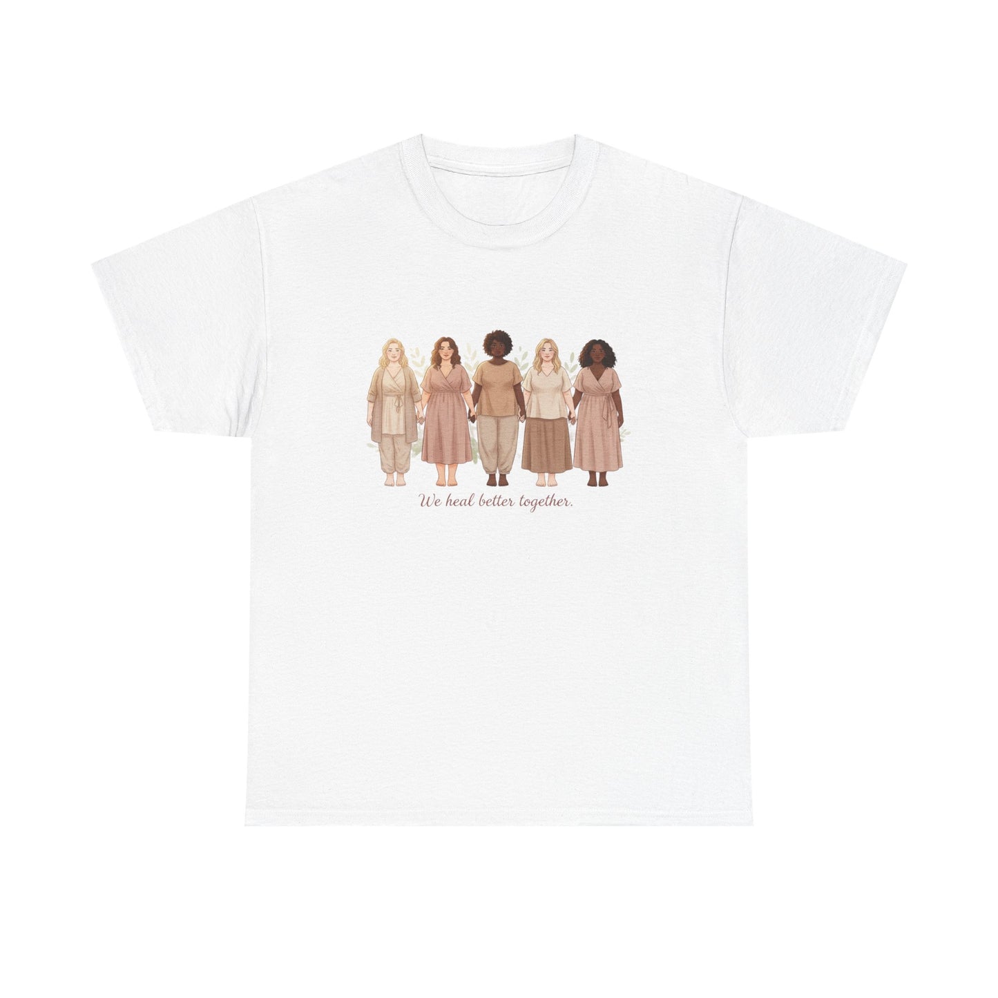 Women of Different Skin T-Shirt | Diverse Female Illustration, Unity Message