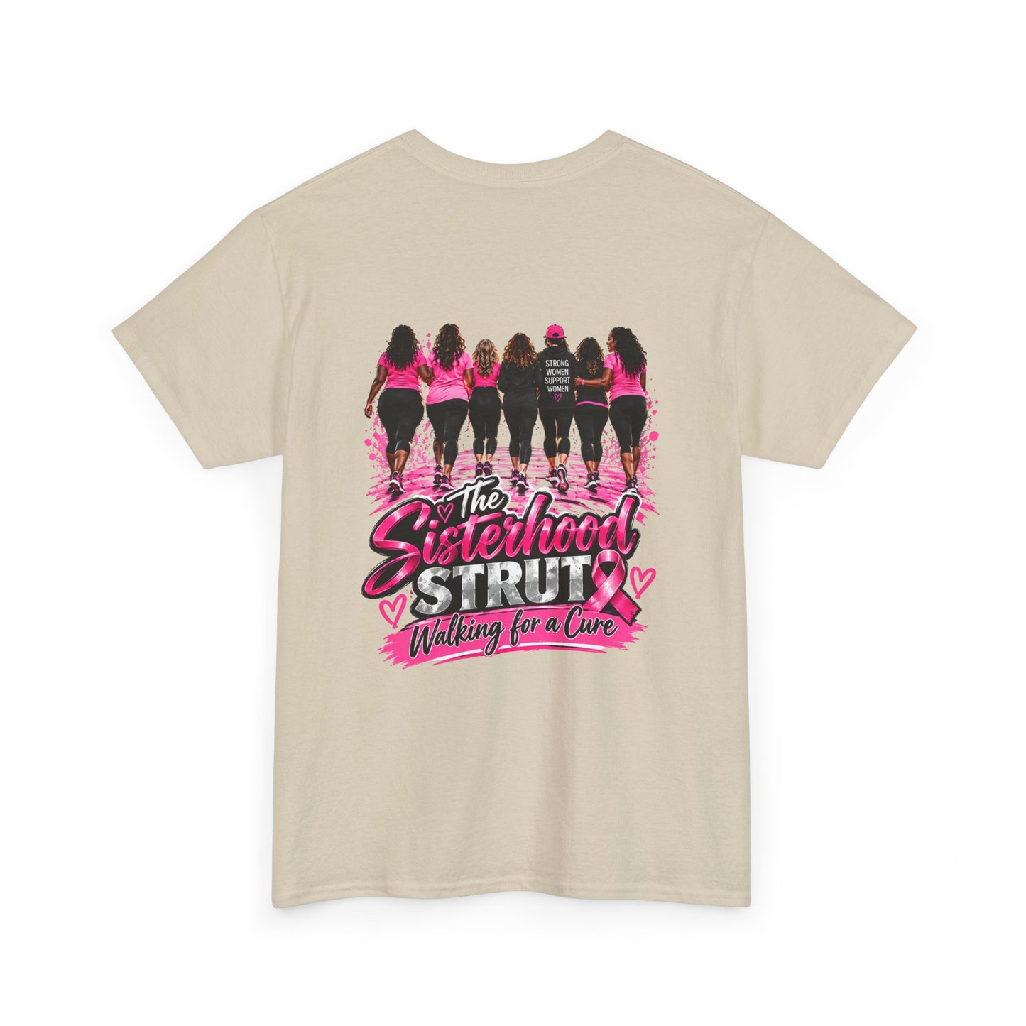 Sisterhood Strut Breast Cancer Awareness Tee