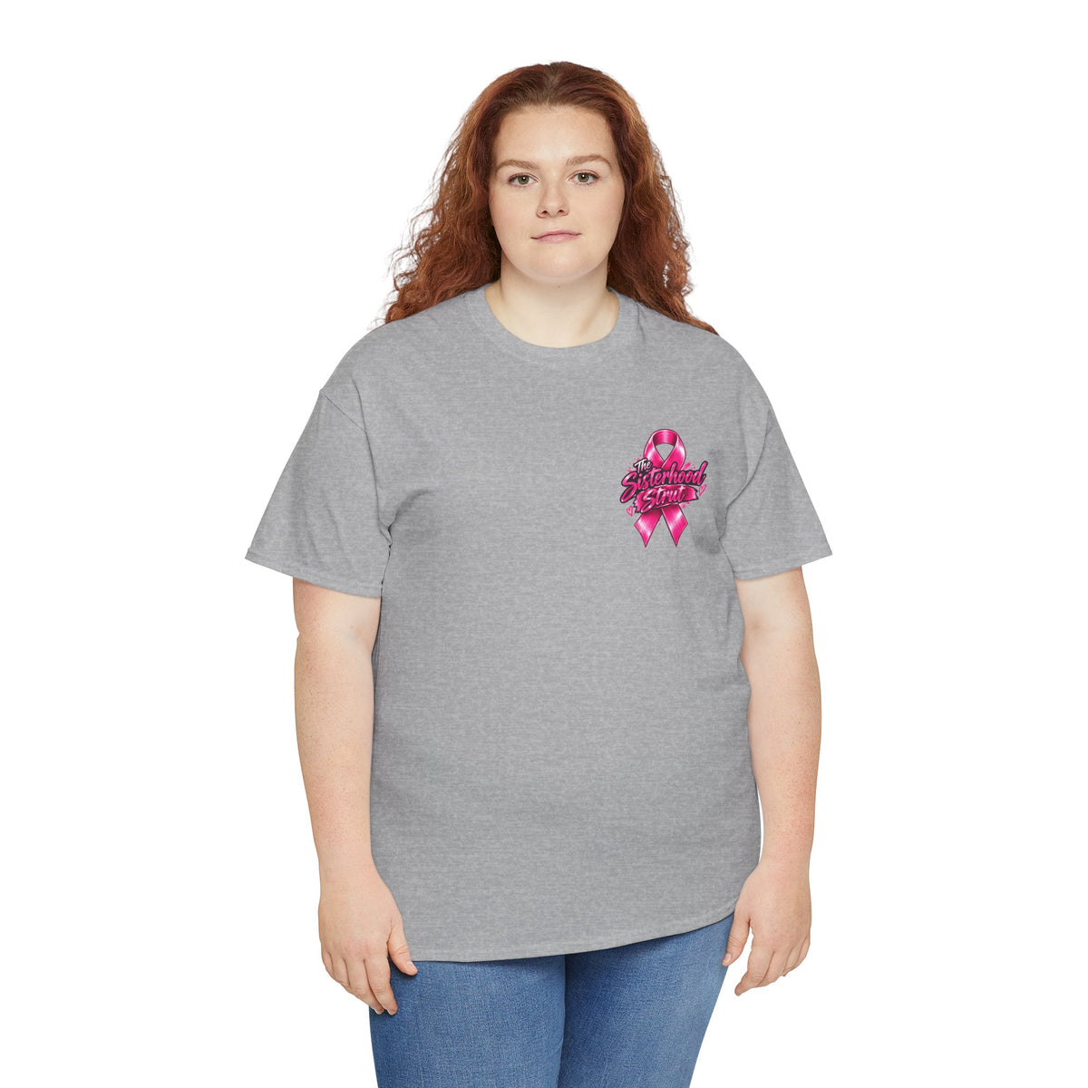 Sisterhood Strut Breast Cancer Awareness Tee