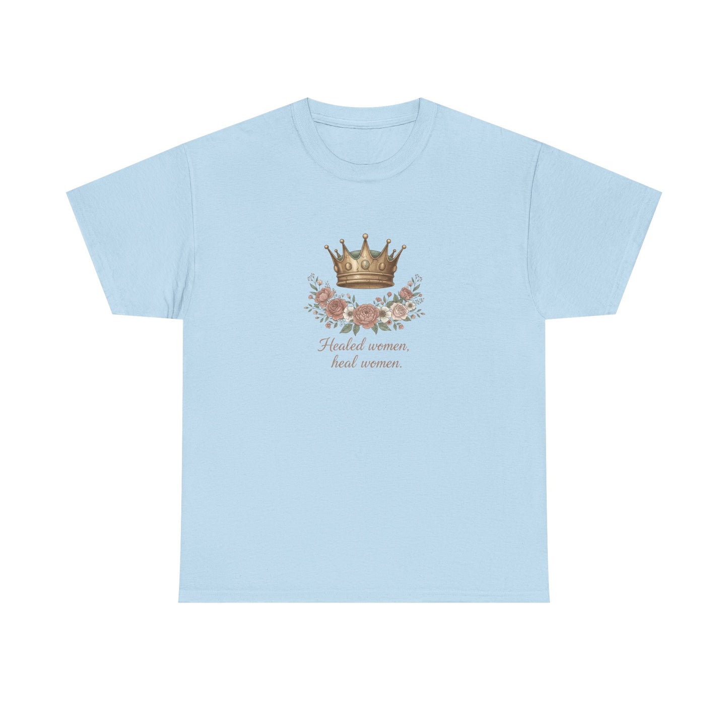 Crown with Floral Wreath Tee