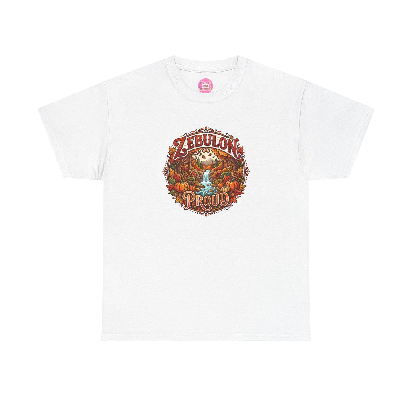 Zebulon Proud Graphic Tee — Vintage Pumpkin Harvest Autumn Shirt