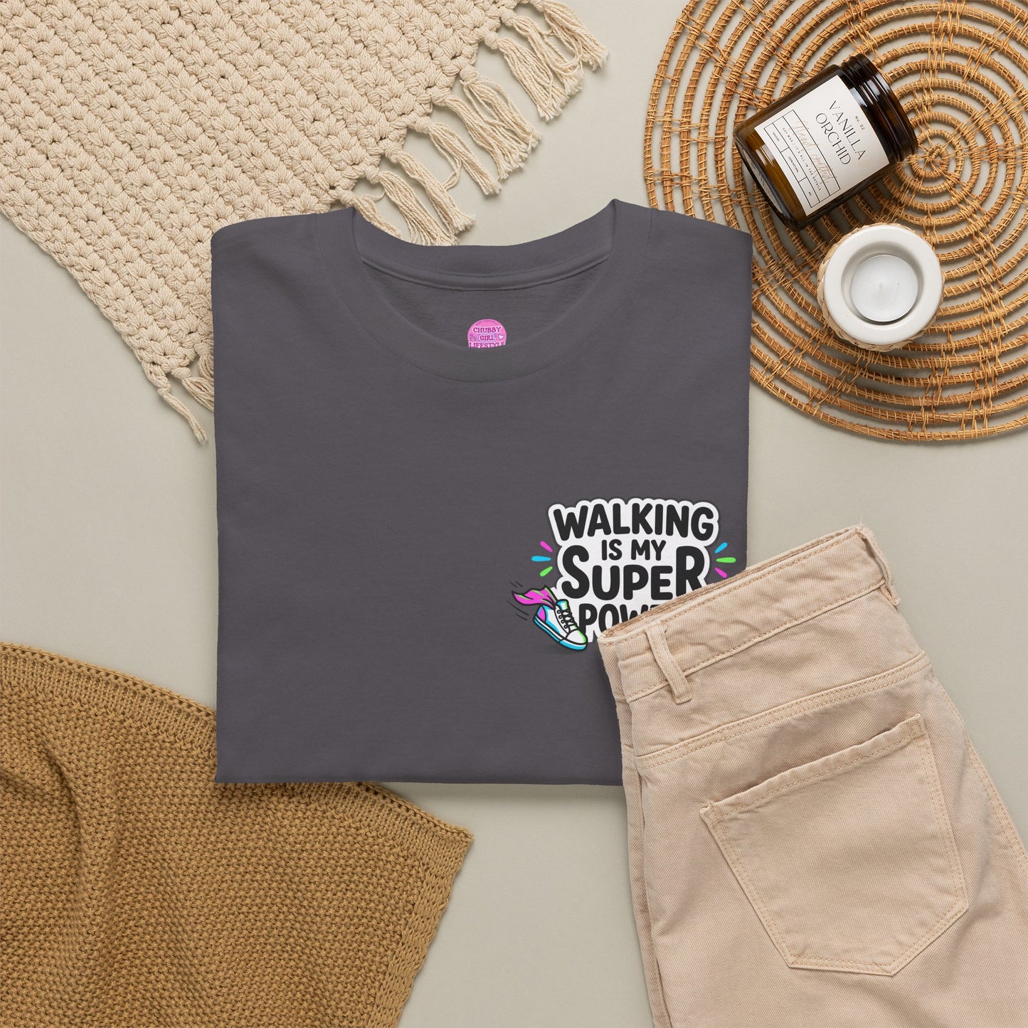 Walking Is My Superpower T-Shirt