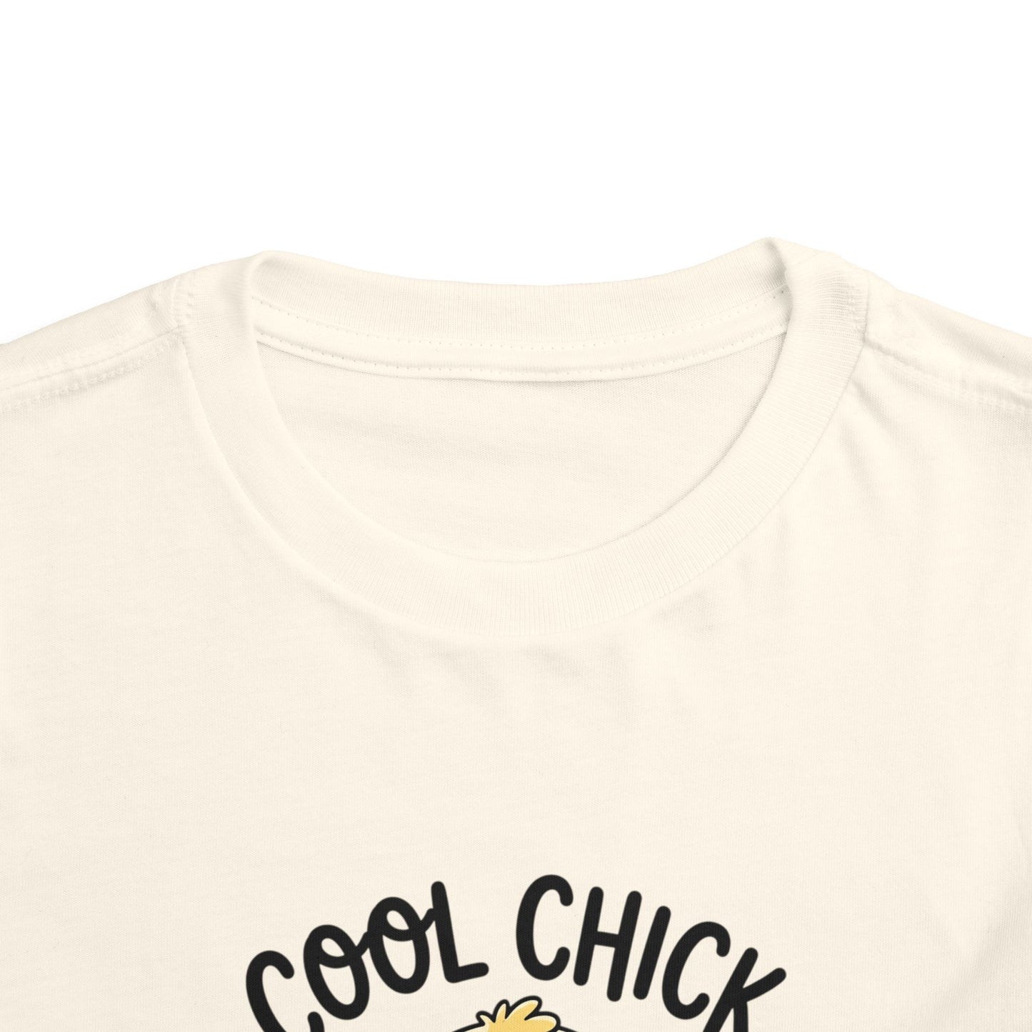 Cool Chick Toddler Tee — Cute Sunglasses Chick Graphic Shirt