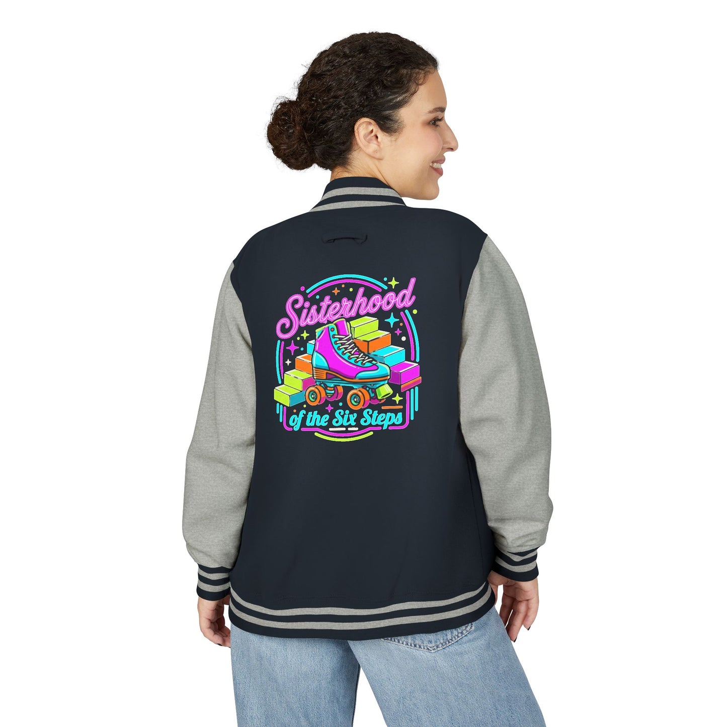 Personalized: Sisterhood of the Six Steps Letterman Jacket