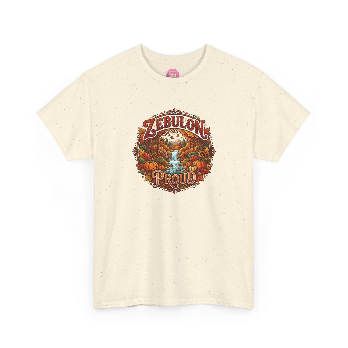 Zebulon Proud Graphic Tee — Vintage Pumpkin Harvest Autumn Shirt