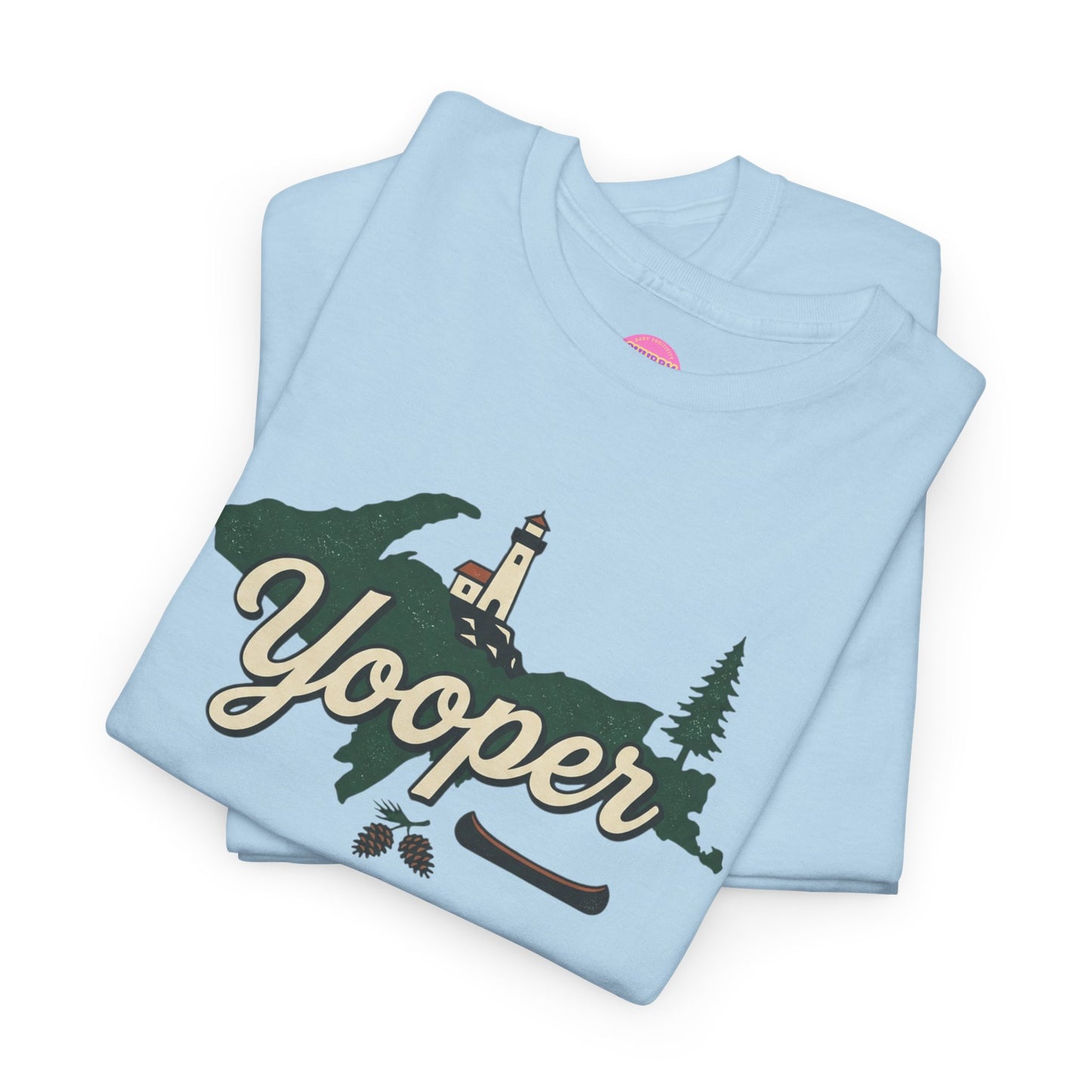 Yooper Lighthouse Tee — Michigan Upper Peninsula Souvenir T-Shirt