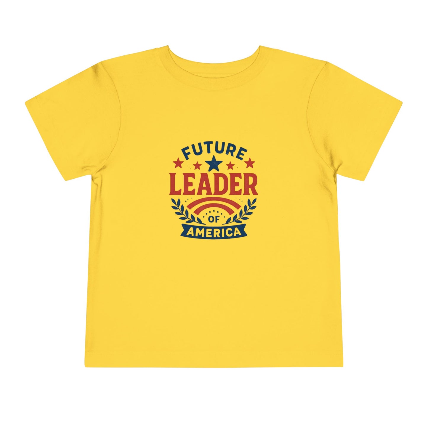 Future Leader of America Toddler Tee — Patriotic Kids Short Sleeve Shirt