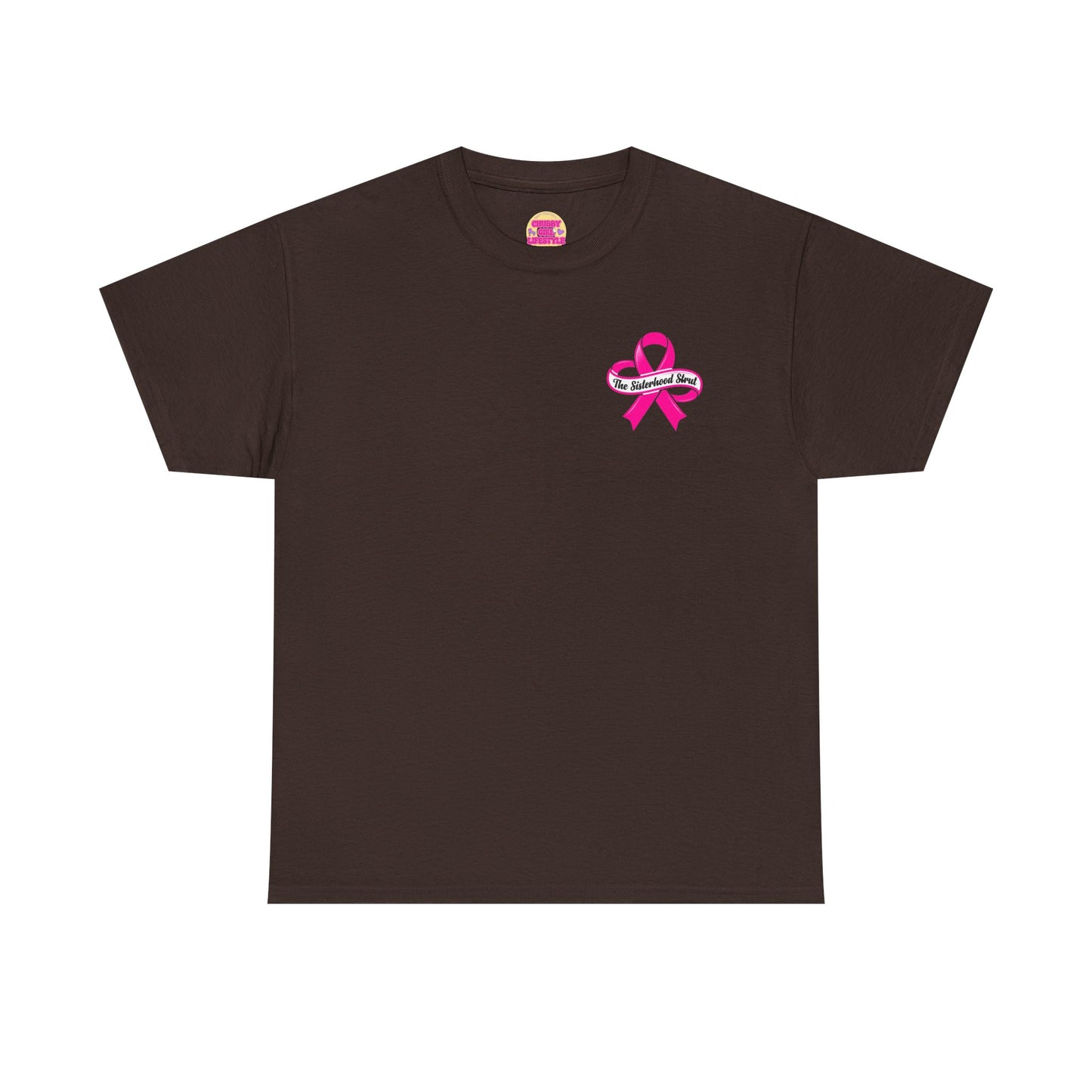 Sisterhood Strut Breast Cancer Awareness Tee