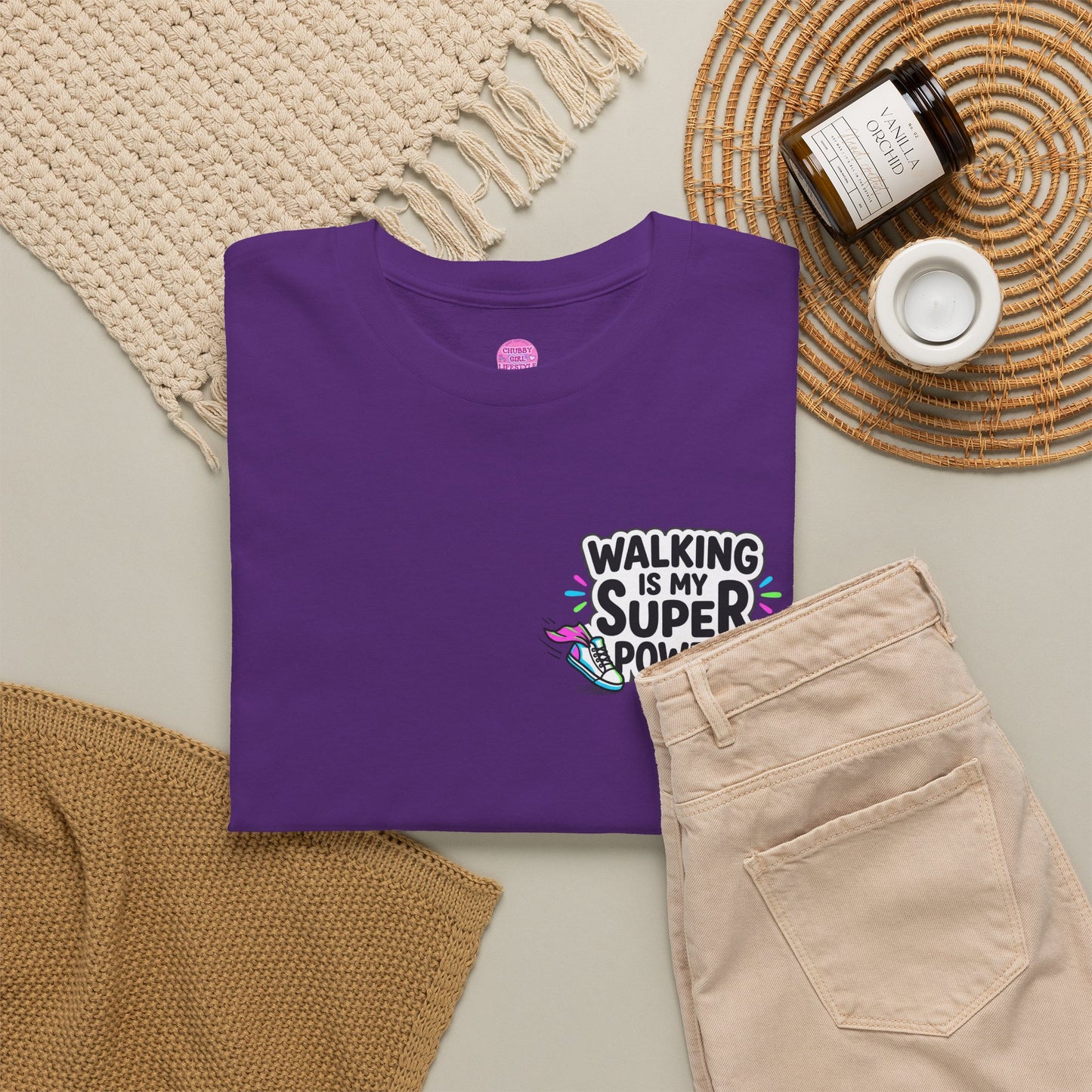 Walking Is My Superpower T-Shirt