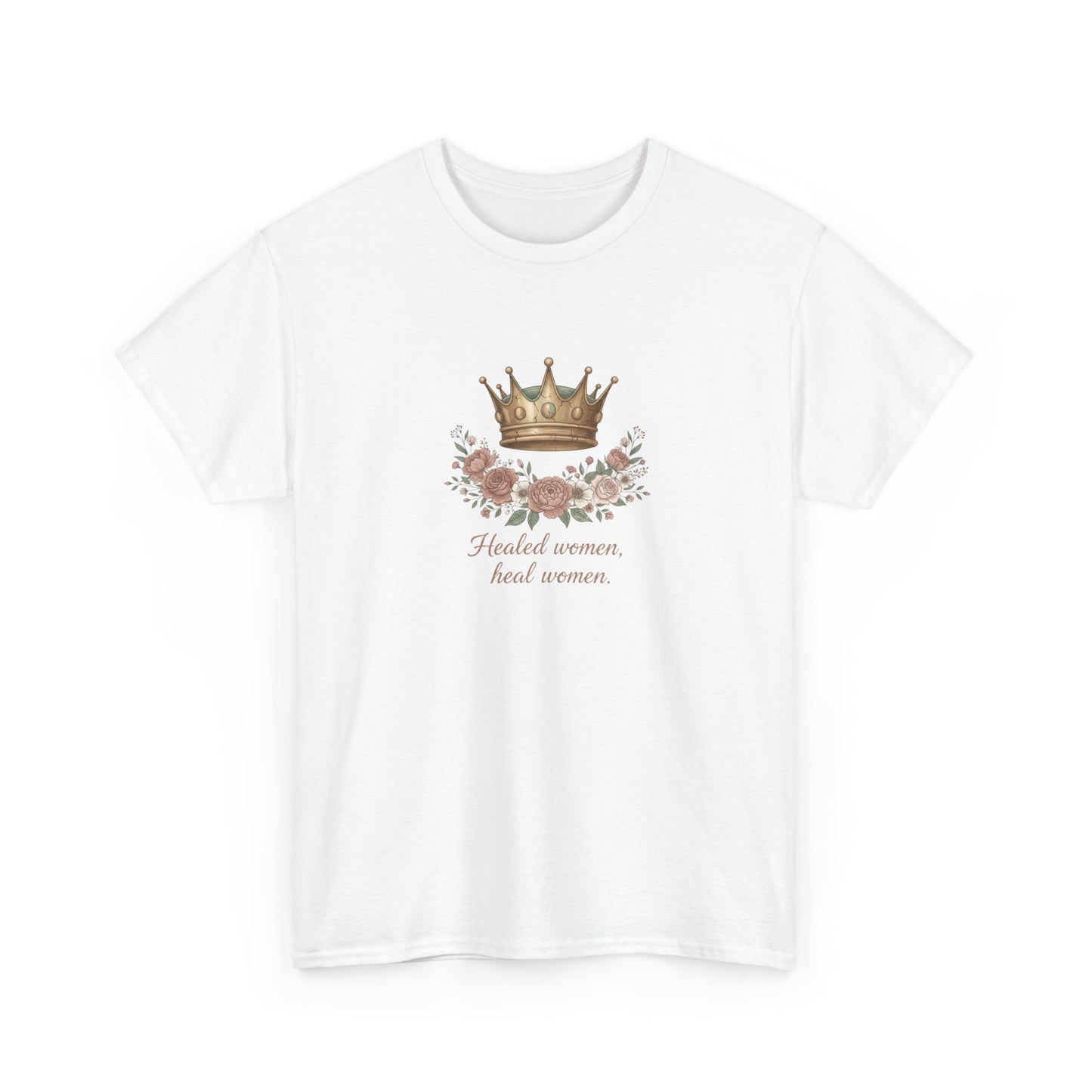 Crown with Floral Wreath Tee