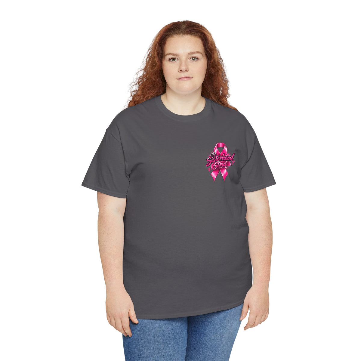 Sisterhood Strut Breast Cancer Awareness Tee