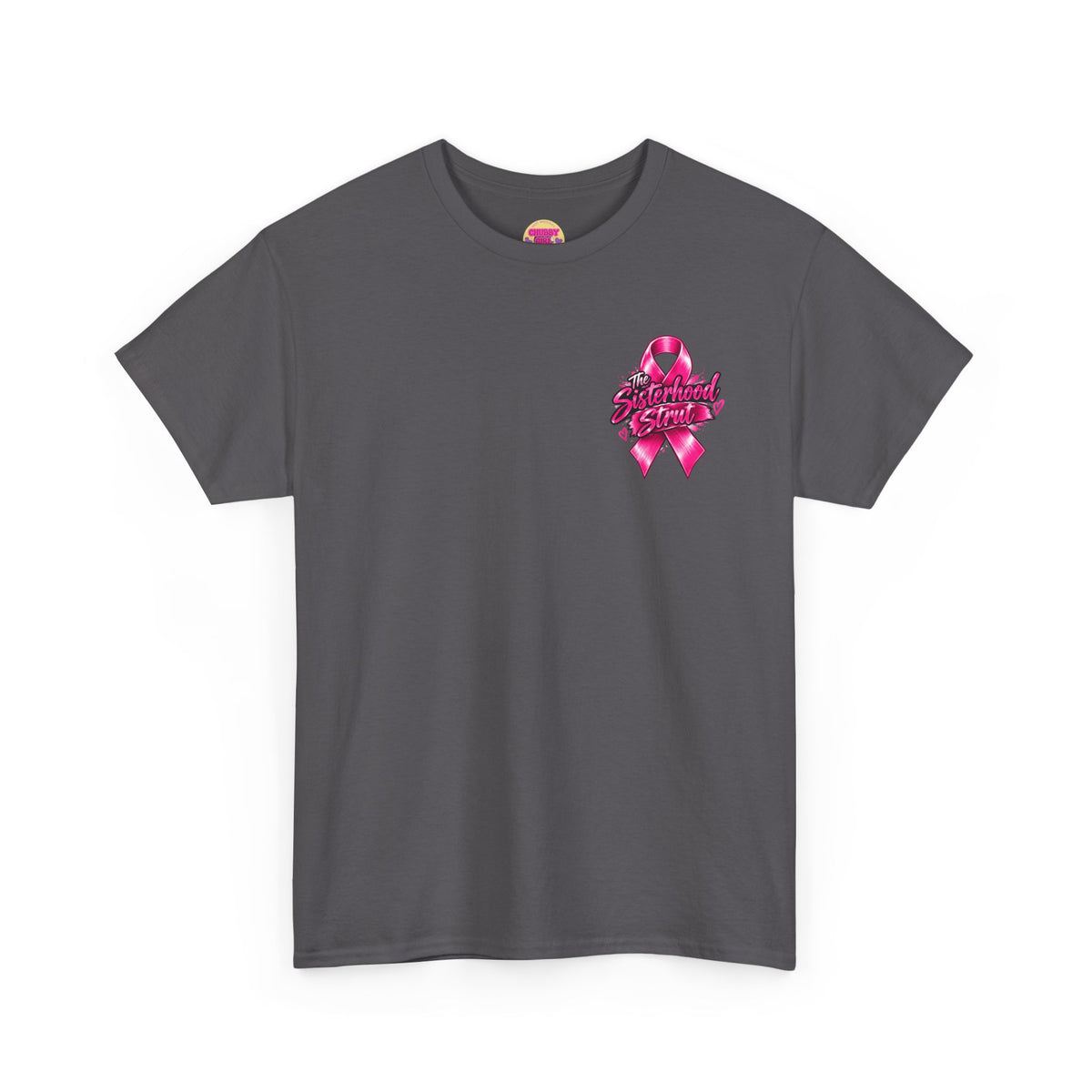 Sisterhood Strut Breast Cancer Awareness Tee