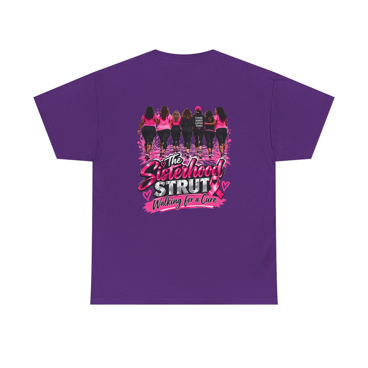 Sisterhood Strut Breast Cancer Awareness Tee