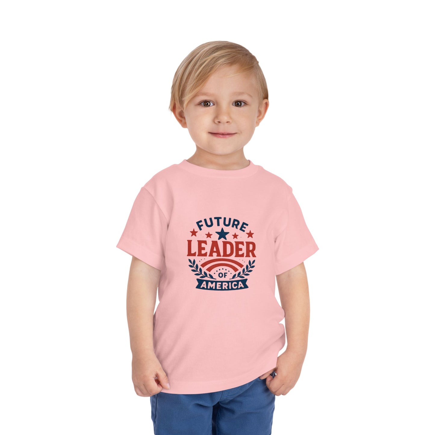 Future Leader of America Toddler Tee — Patriotic Kids Short Sleeve Shirt