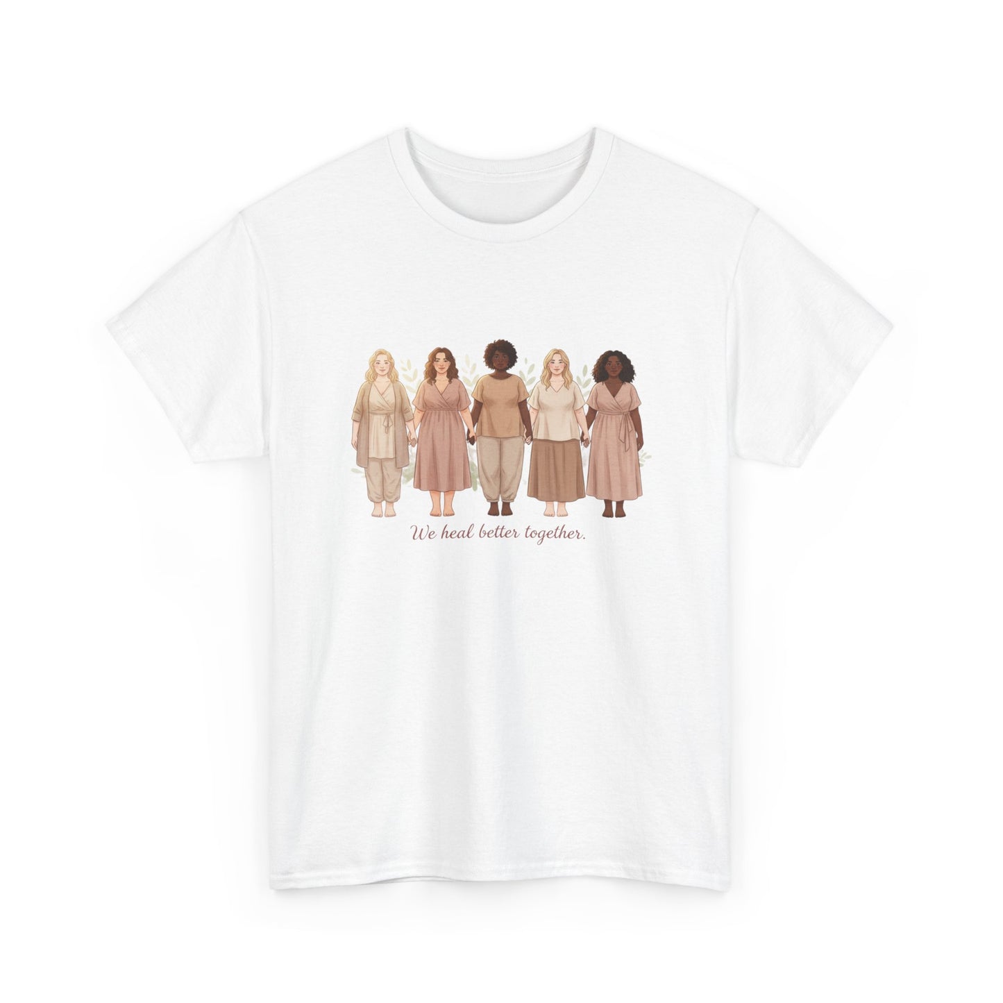 Women of Different Skin T-Shirt | Diverse Female Illustration, Unity Message