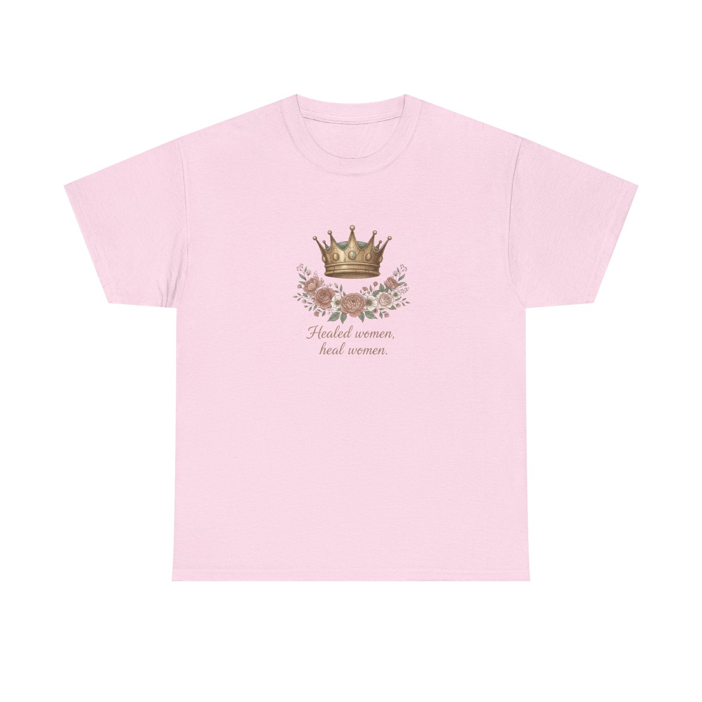 Crown with Floral Wreath Tee