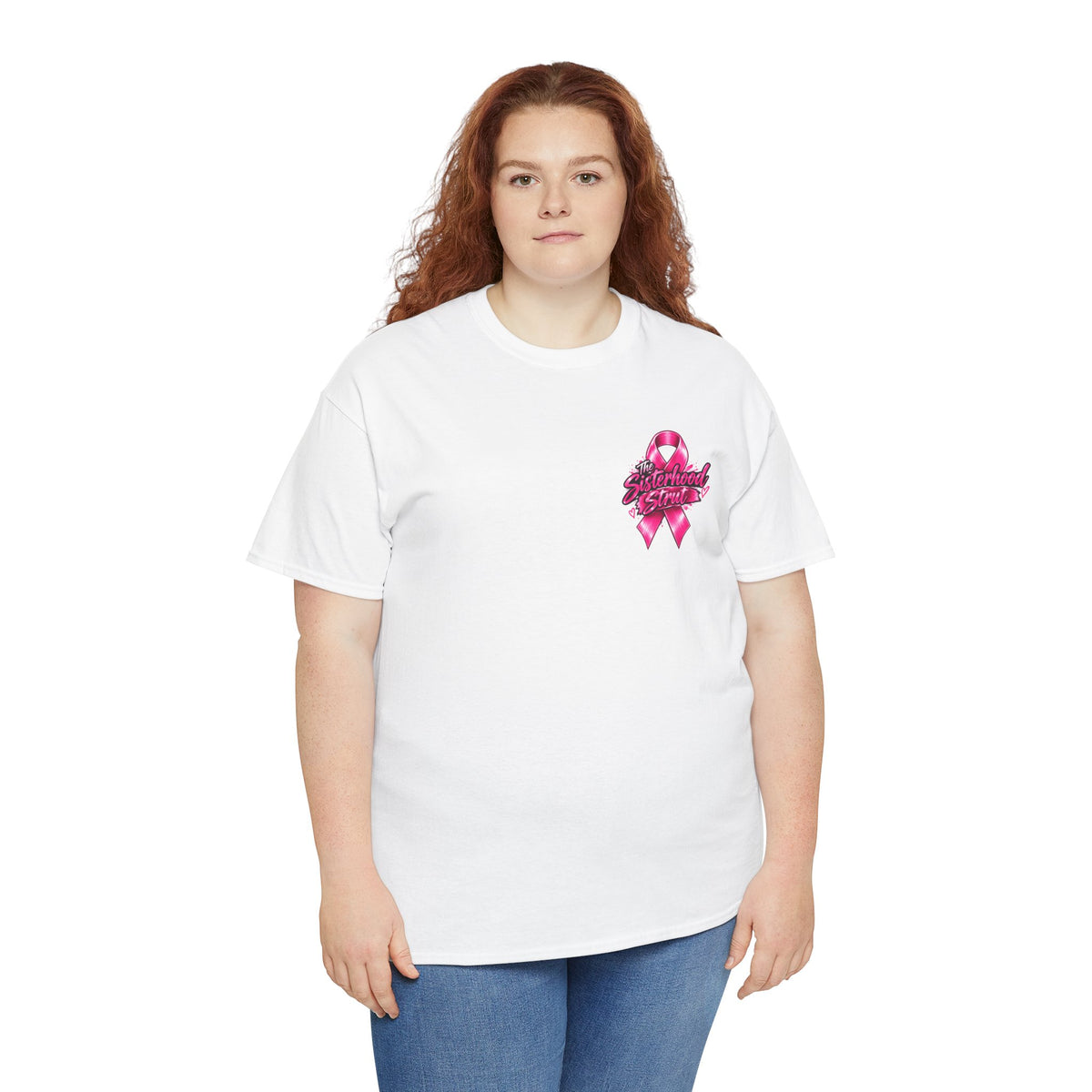 Sisterhood Strut Breast Cancer Awareness Tee