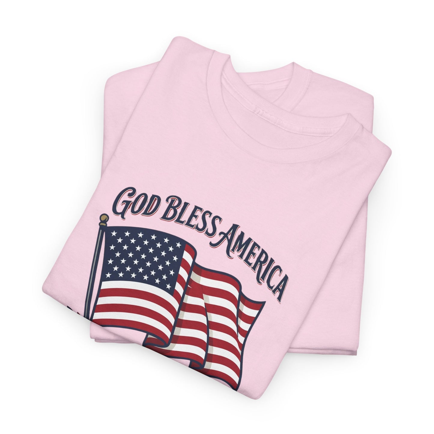 T-Shirt — "God Bless America" Flag Tee | Patriotic 4th of July Shirt