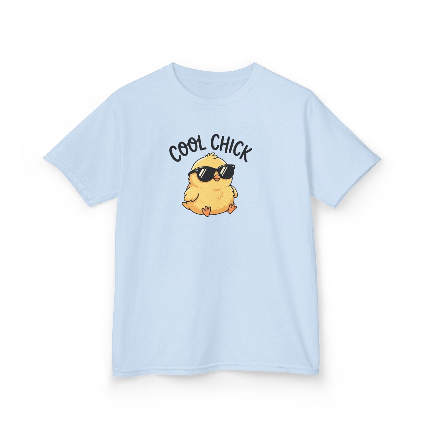 Kids T-Shirt — "Cool Chick" Sunglasses Chick Graphic Tee for Toddlers & Kids