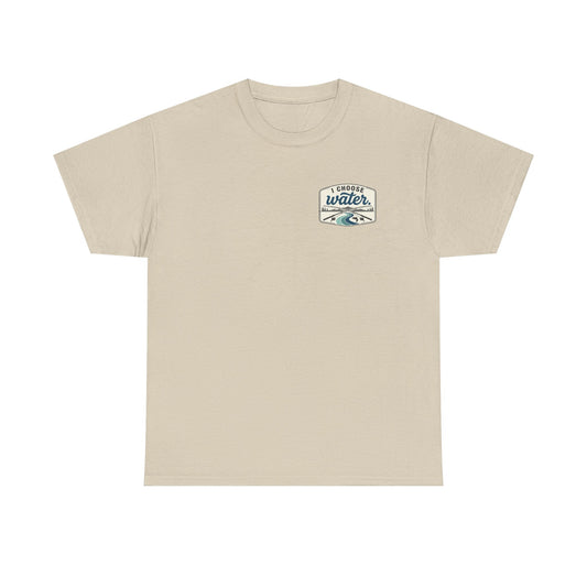 'Save Our Water' Retro Surf Badge Tee