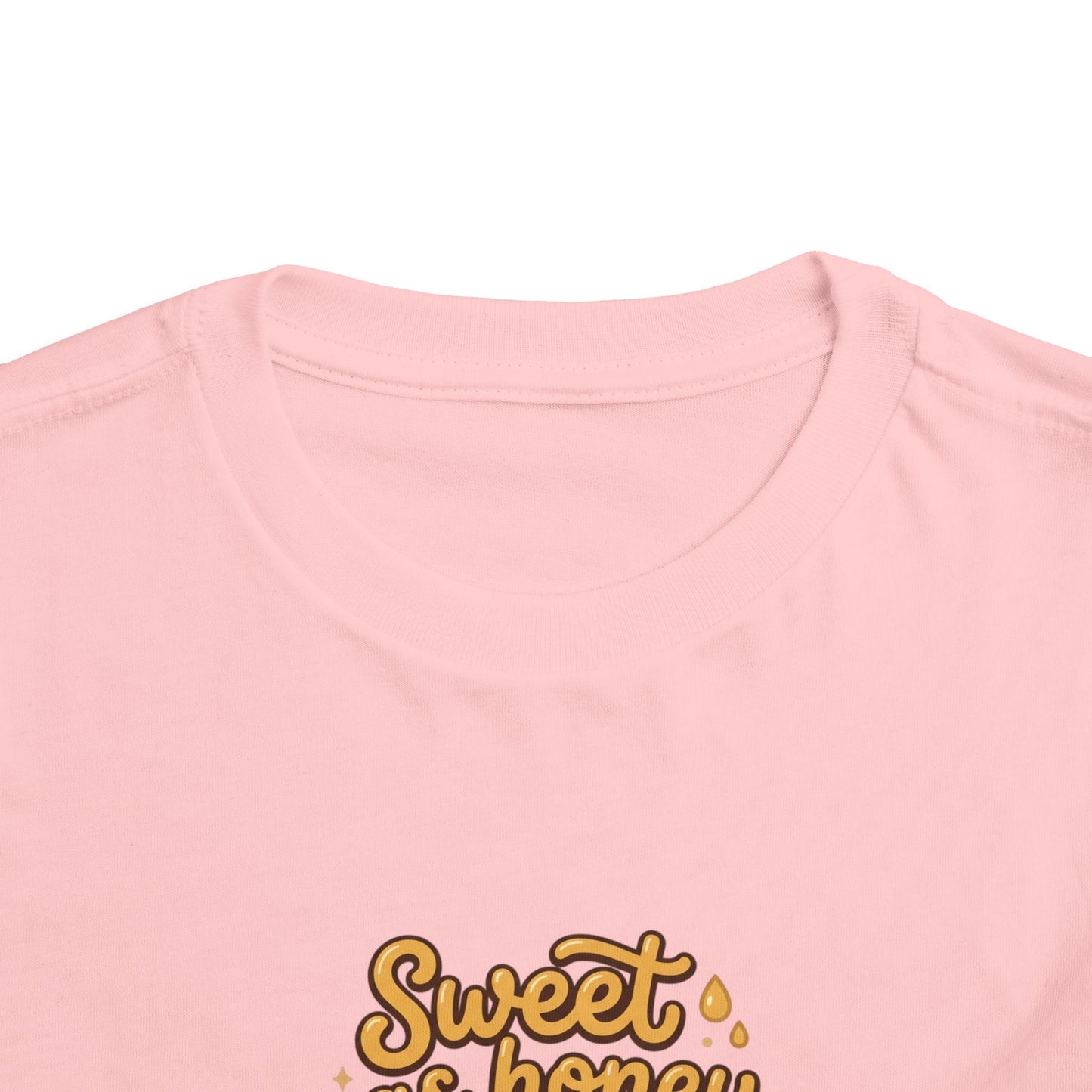 Toddler Tee — "Sweet as Honey" Cute Bee Graphic