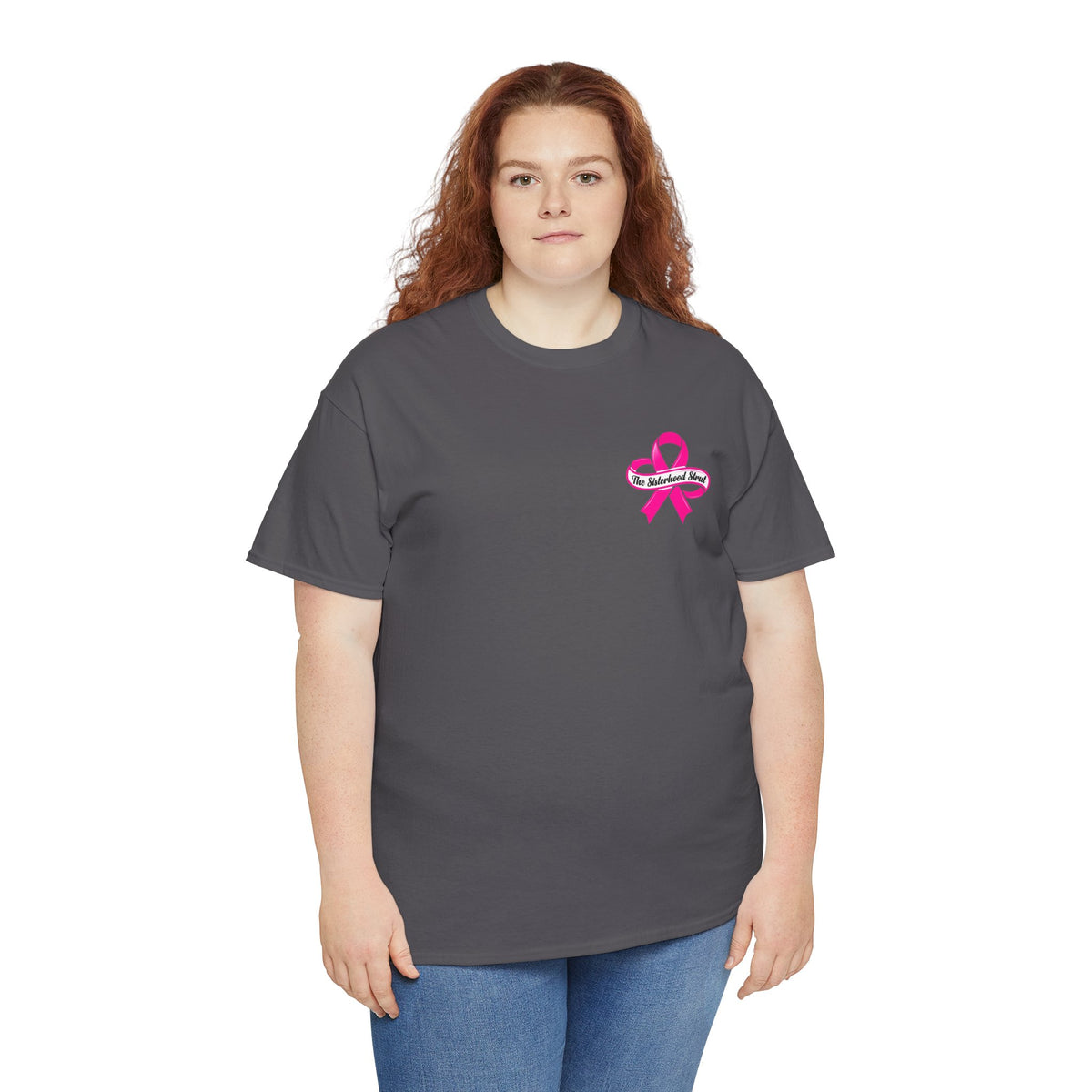 Sisterhood Strut Breast Cancer Awareness Tee