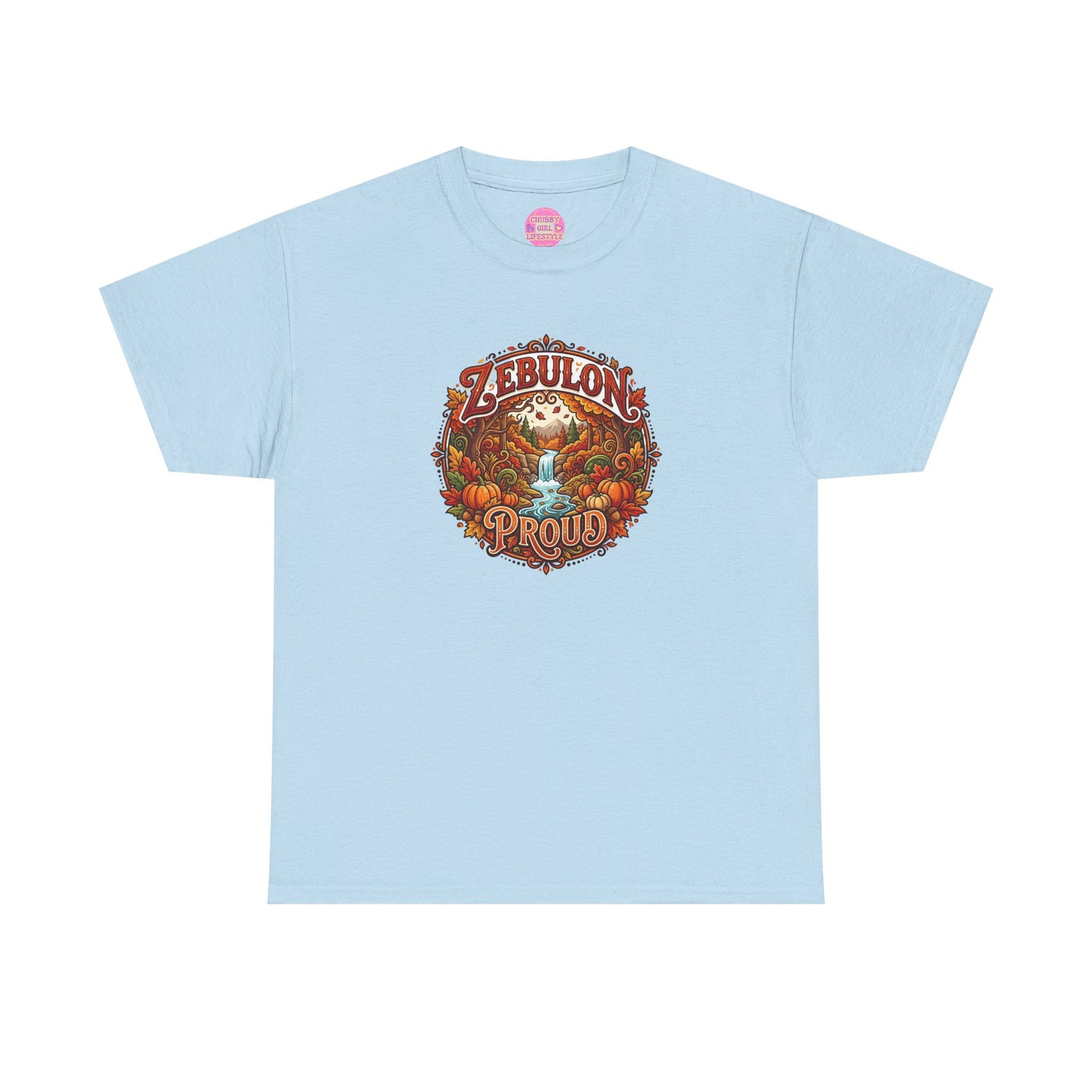 Zebulon Proud Graphic Tee — Vintage Pumpkin Harvest Autumn Shirt