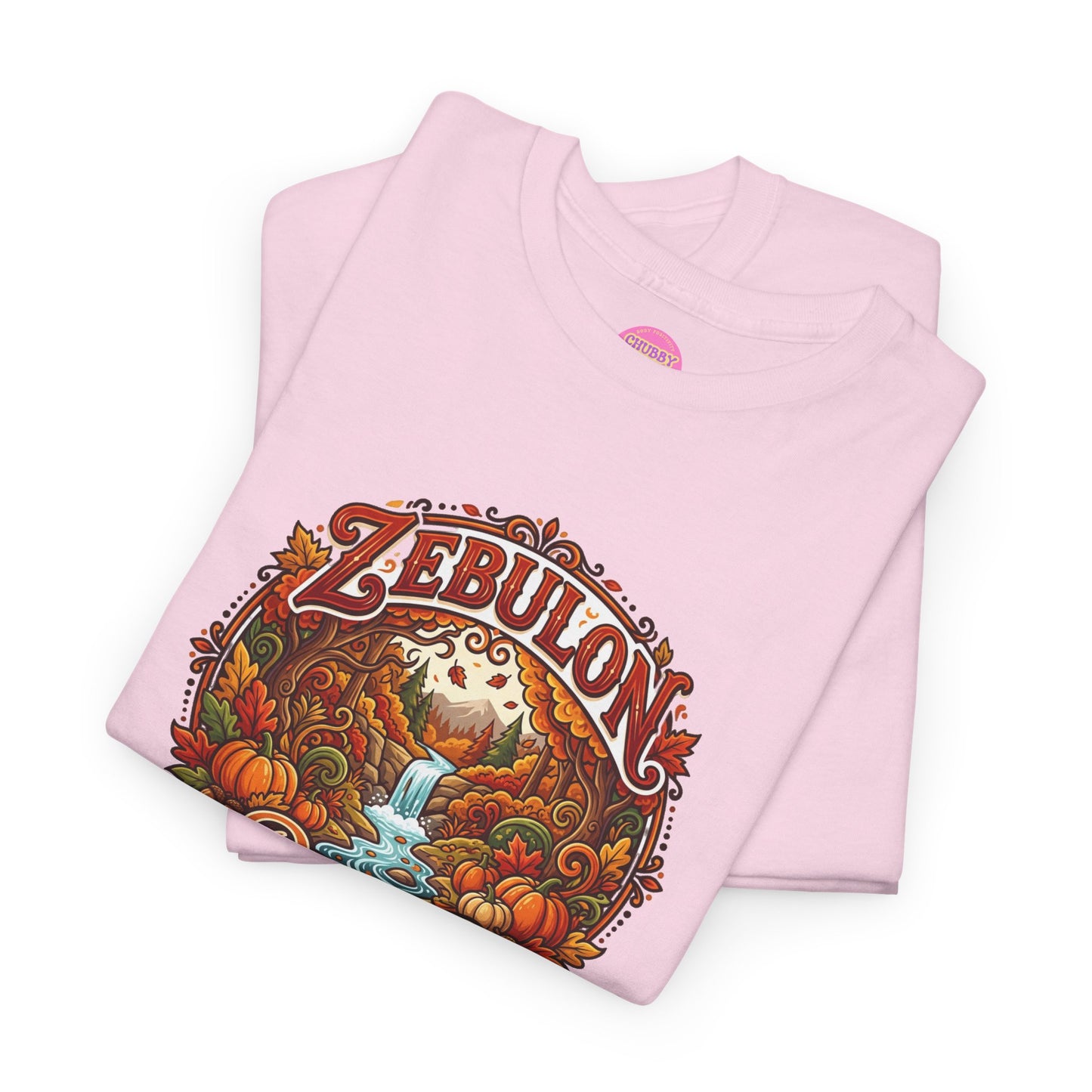 Zebulon Proud Graphic Tee — Vintage Pumpkin Harvest Autumn Shirt
