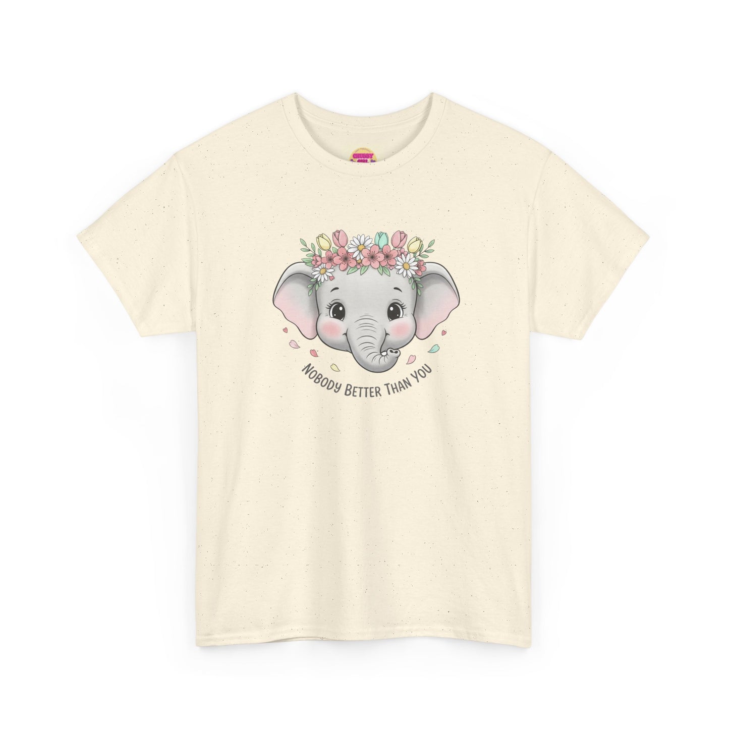 Elephant Floral Crown T-Shirt — "Rainbow Better Than You" Cute Kids Animal Tee
