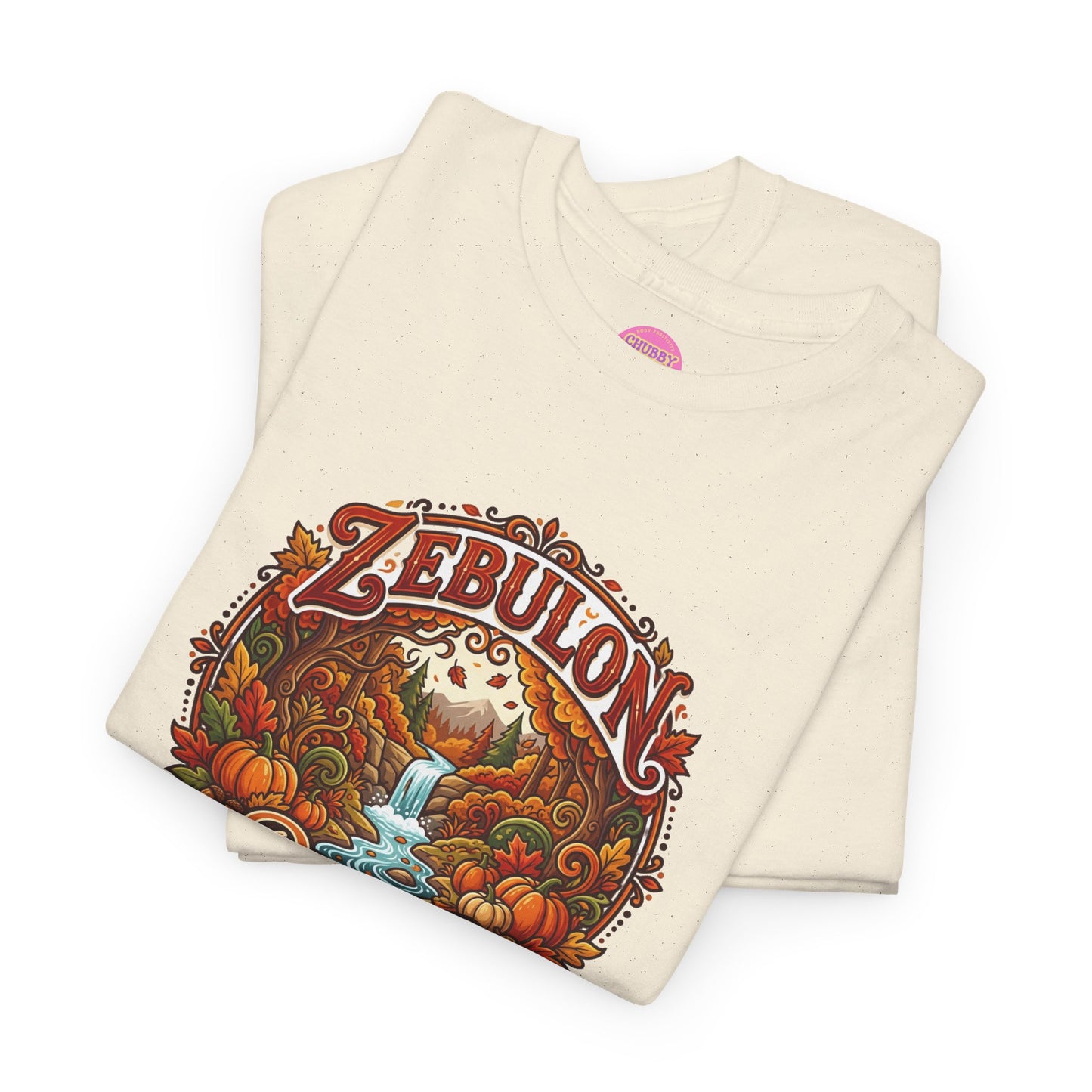 Zebulon Proud Graphic Tee — Vintage Pumpkin Harvest Autumn Shirt